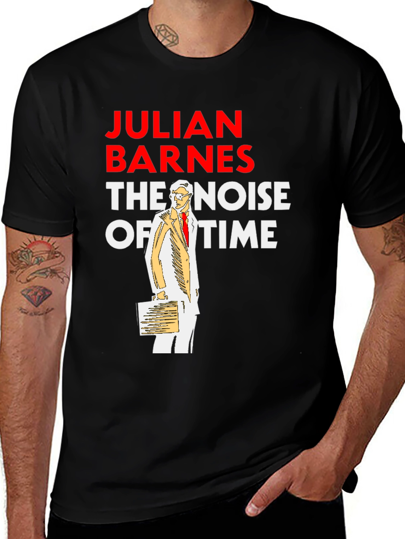 Julian Barnes The Noise of Time Graphic T-Shirt