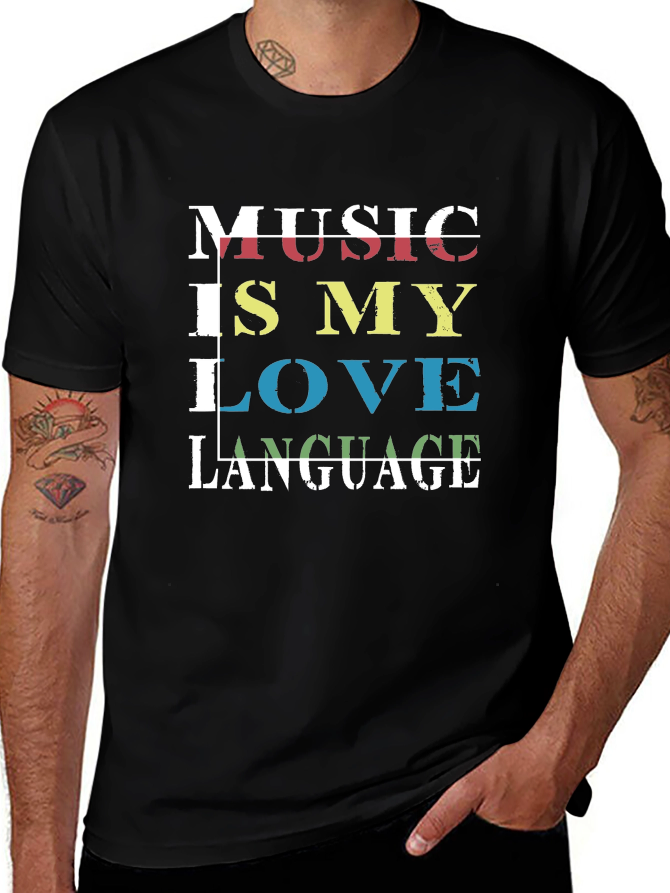 Variant 5 of Music is My Love Language Graphic Tee