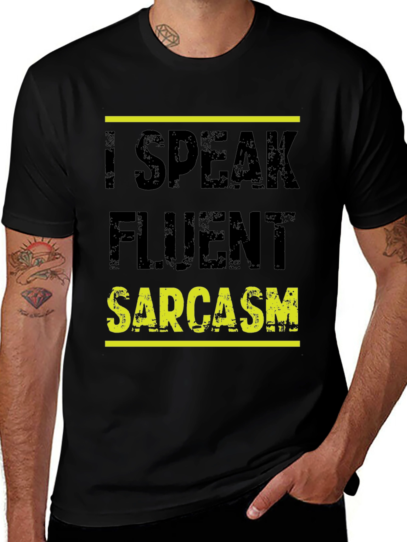 Variant 3 of Fluent Sarcasm T-Shirt - Funny Graphic Tee