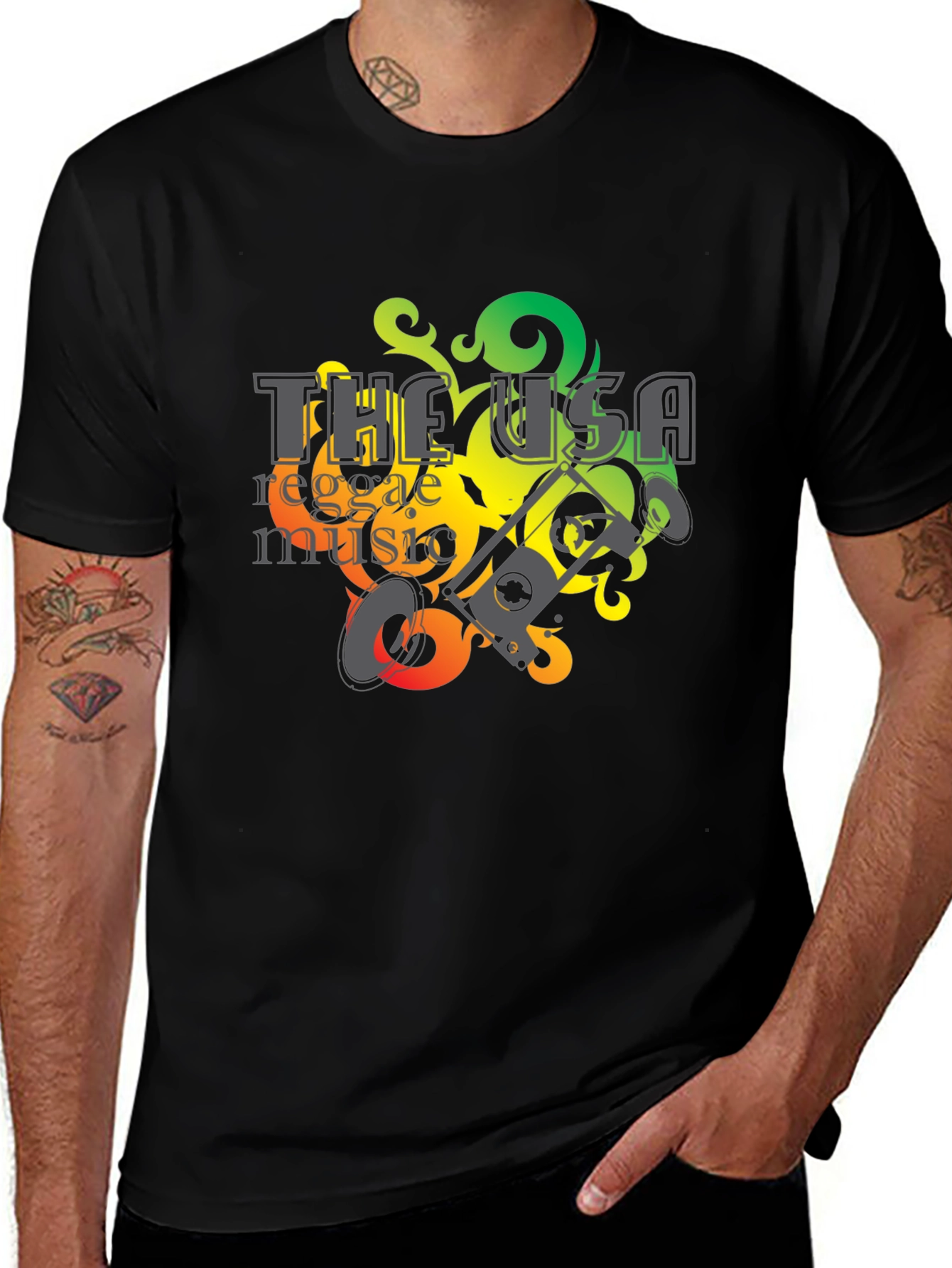 Variant 10 of Reggae Music T-Shirt: The Nusa Island Vibes
