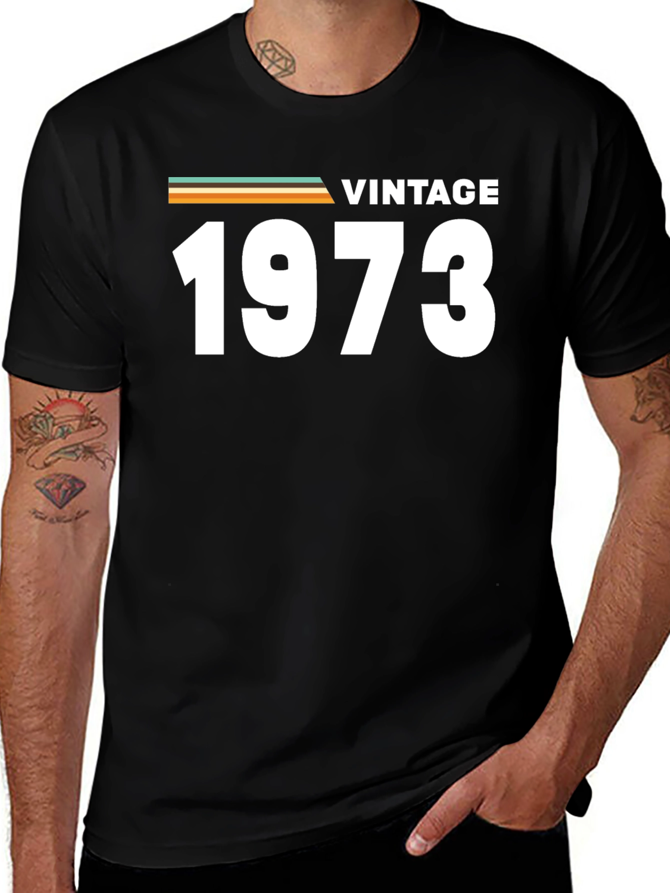 Variant 3 of Vintage 1973 Graphic Tee - Retro Birthday Shirt