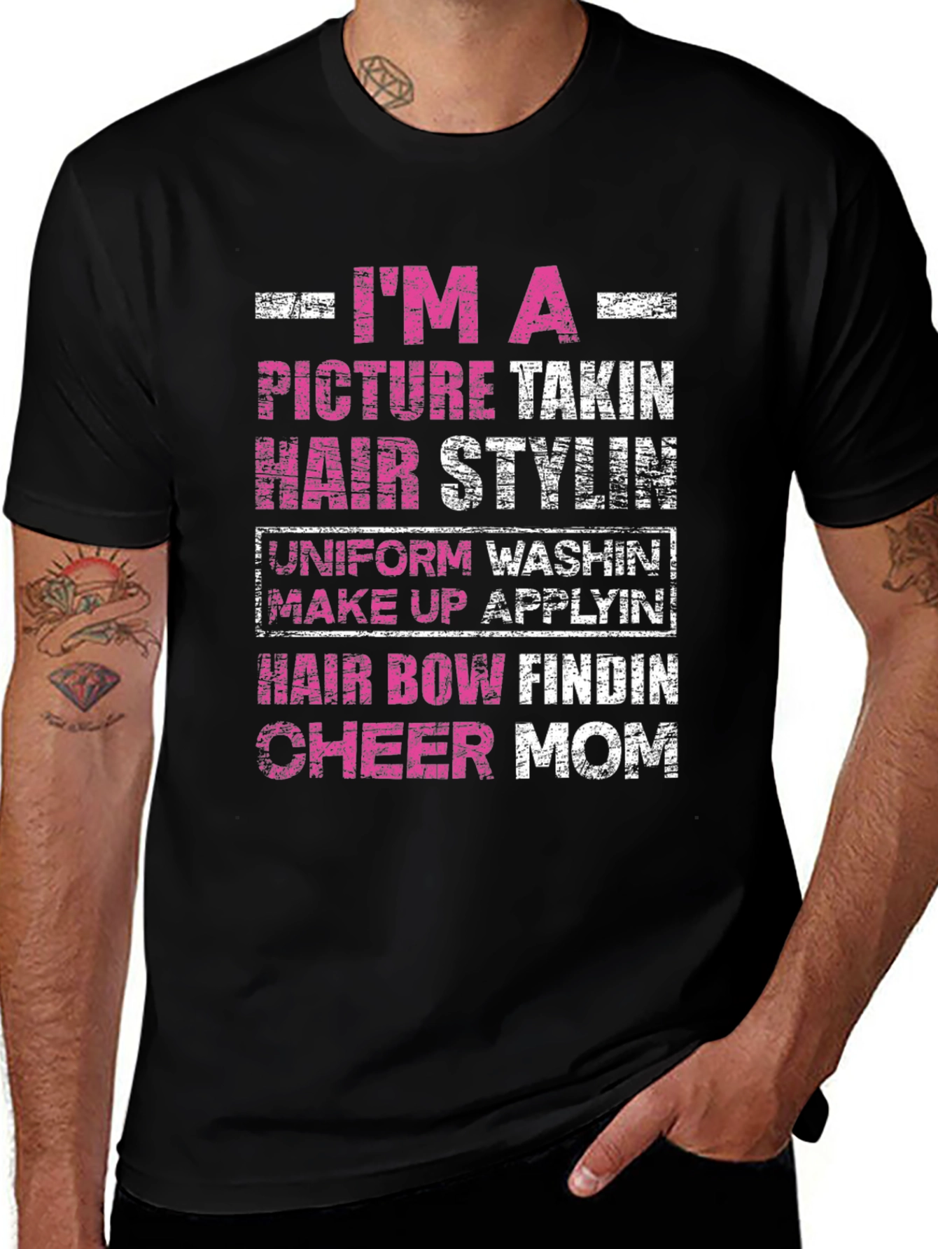Cheer Mom T-Shirt - Picture Taker Hair Stylist