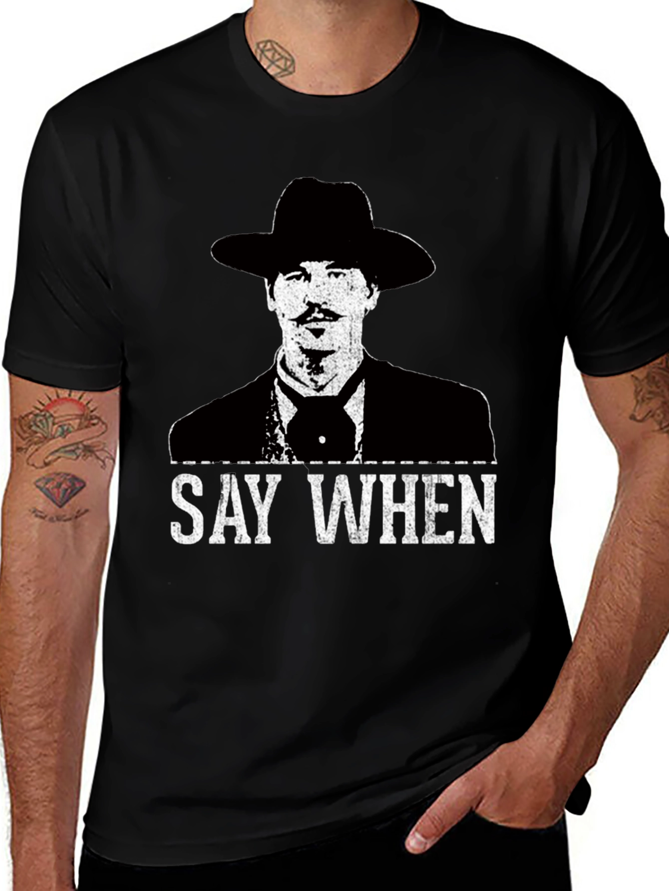 Variant 14 of Say When T-Shirt - Tombstone Inspired Western Wear