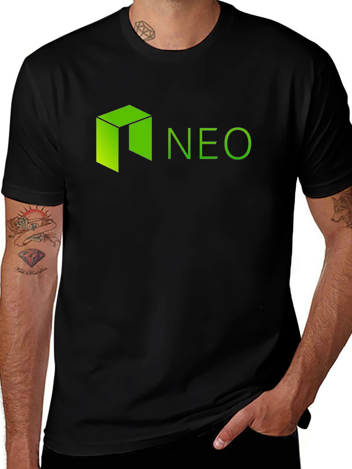 Variant 6 of NEO Cryptocurrency T-Shirt - Stylish Crypto Tee