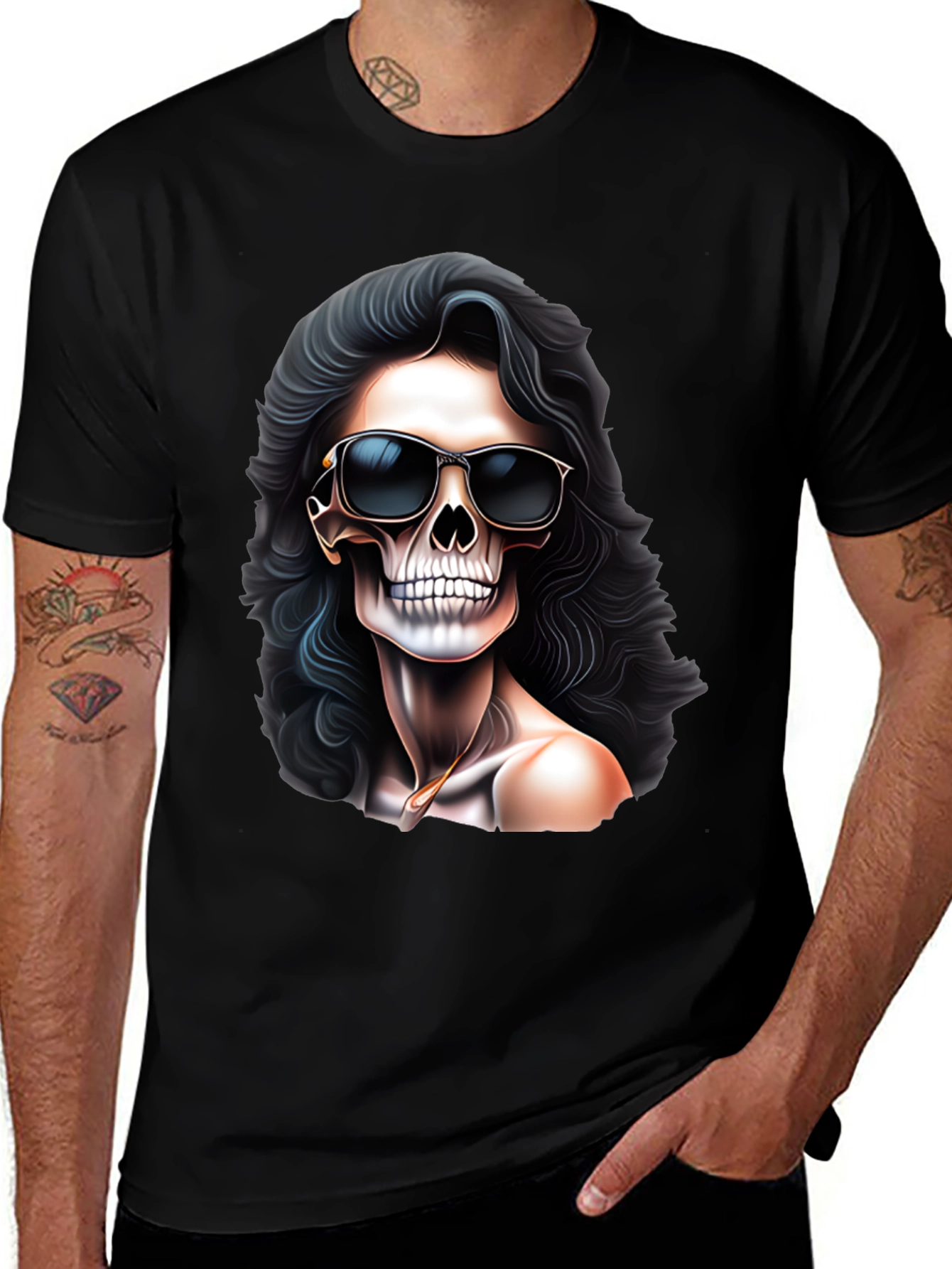 Variant 18 of Skull Sunglasses Graphic T-Shirt