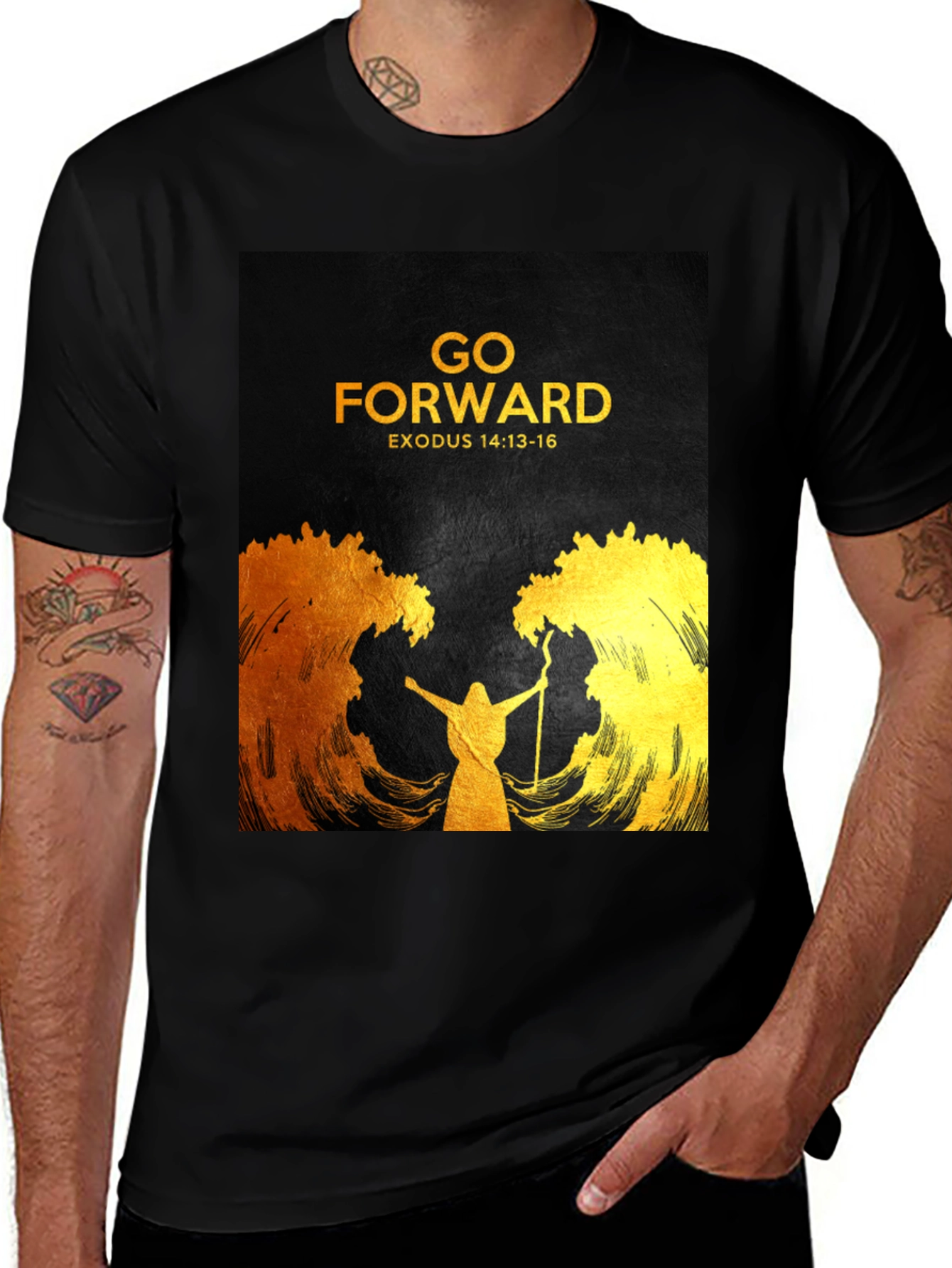Variant 24 of Go Forward Exodus T-Shirt