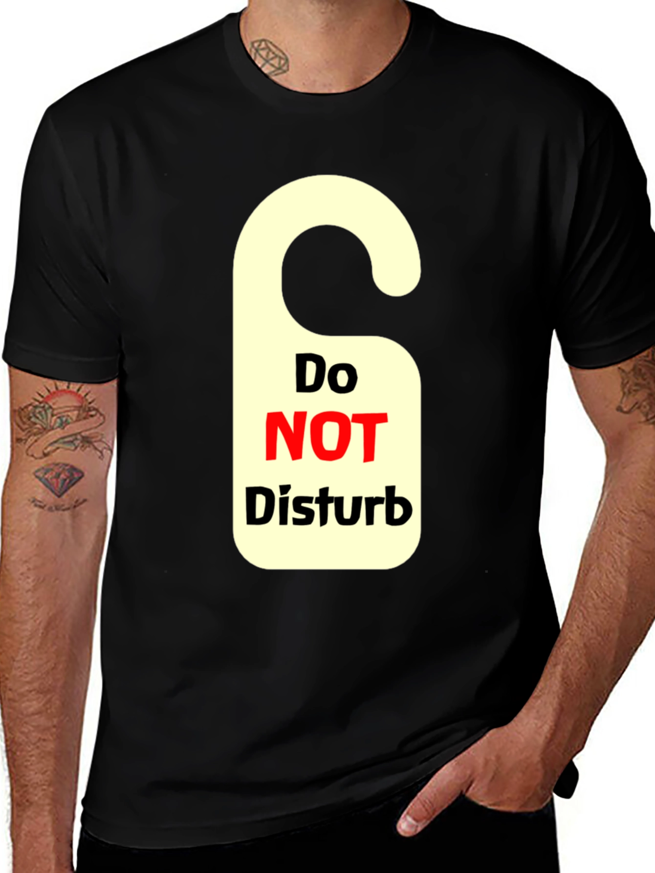 Variant 17 of Do Not Disturb T-Shirt - Novelty Graphic Tee