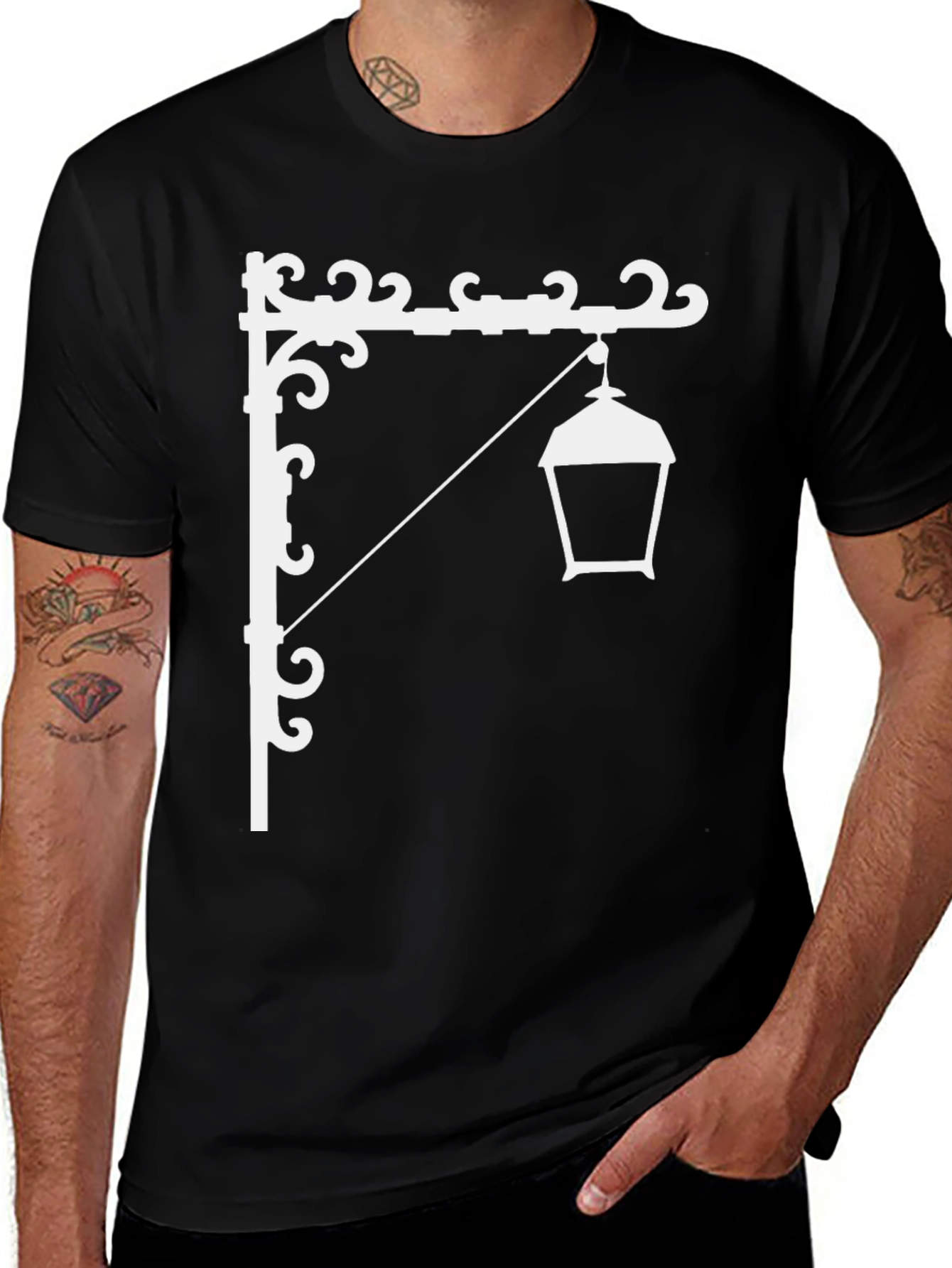 Variant 25 of Vintage Lantern T-Shirt - Classic Style