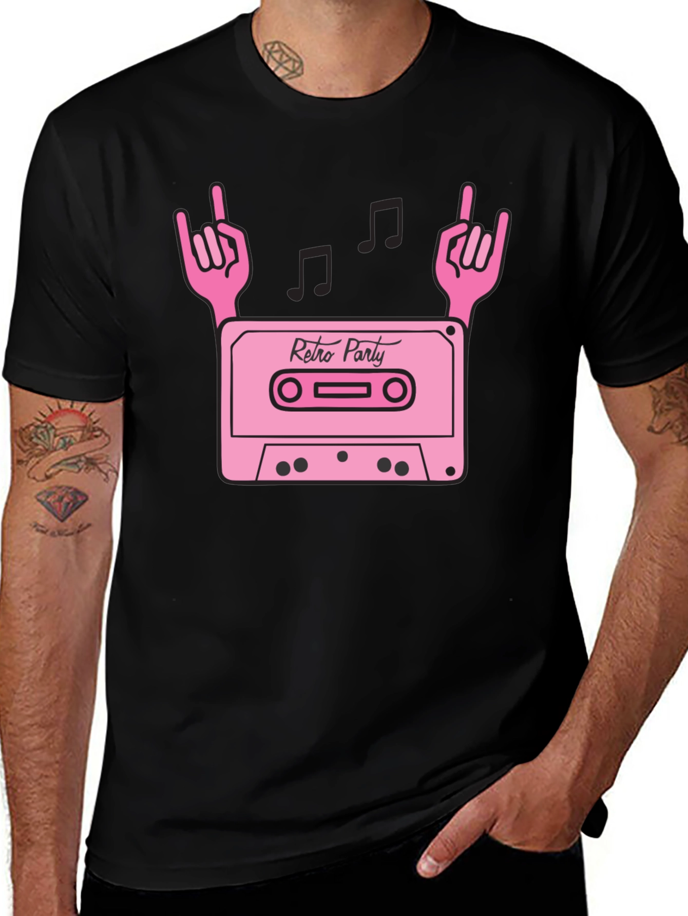 Variant 20 of Retro Party Cassette Tape Graphic Tee