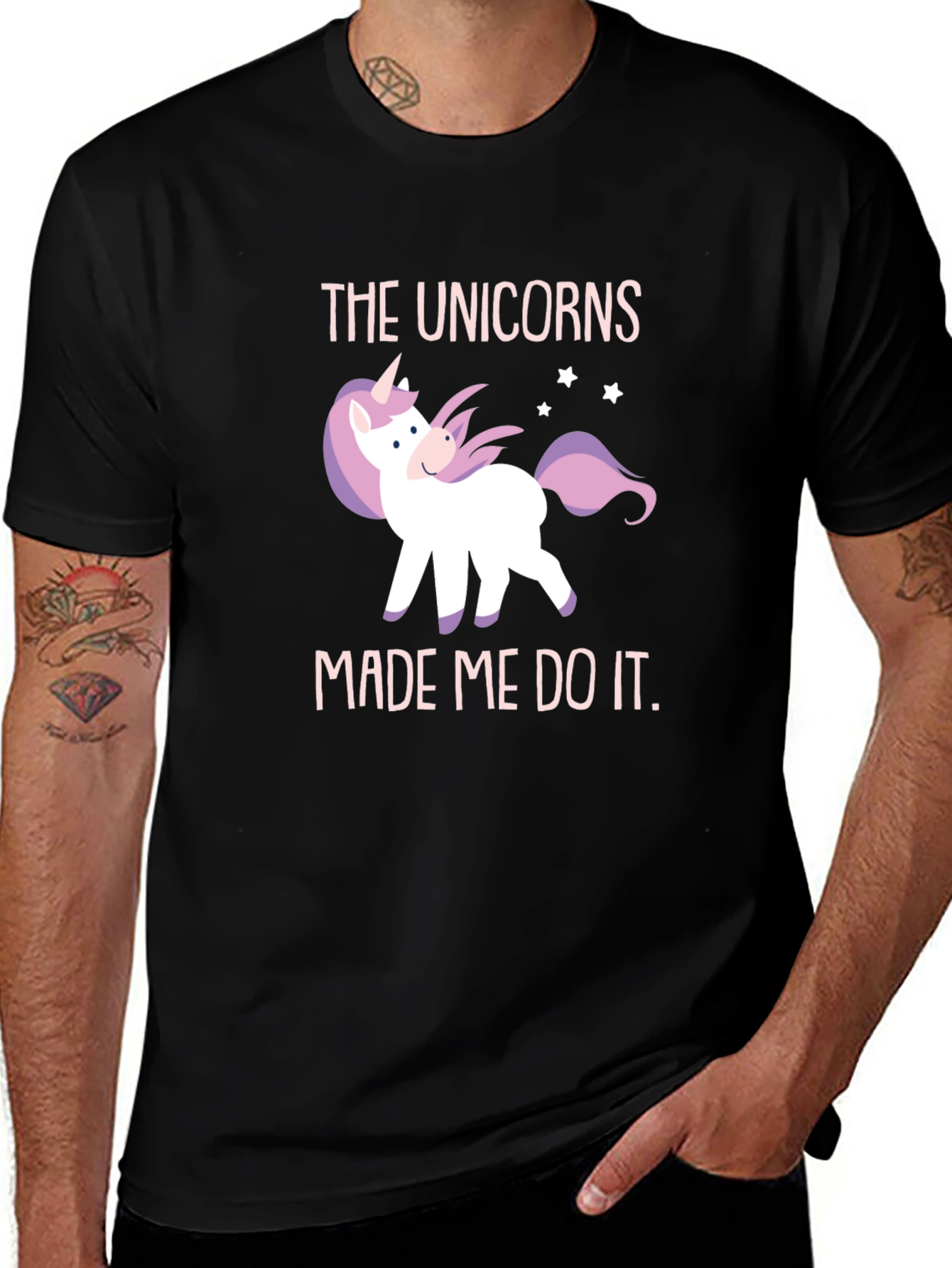 Variant 8 of Unicorn Made Me Do It T-Shirt