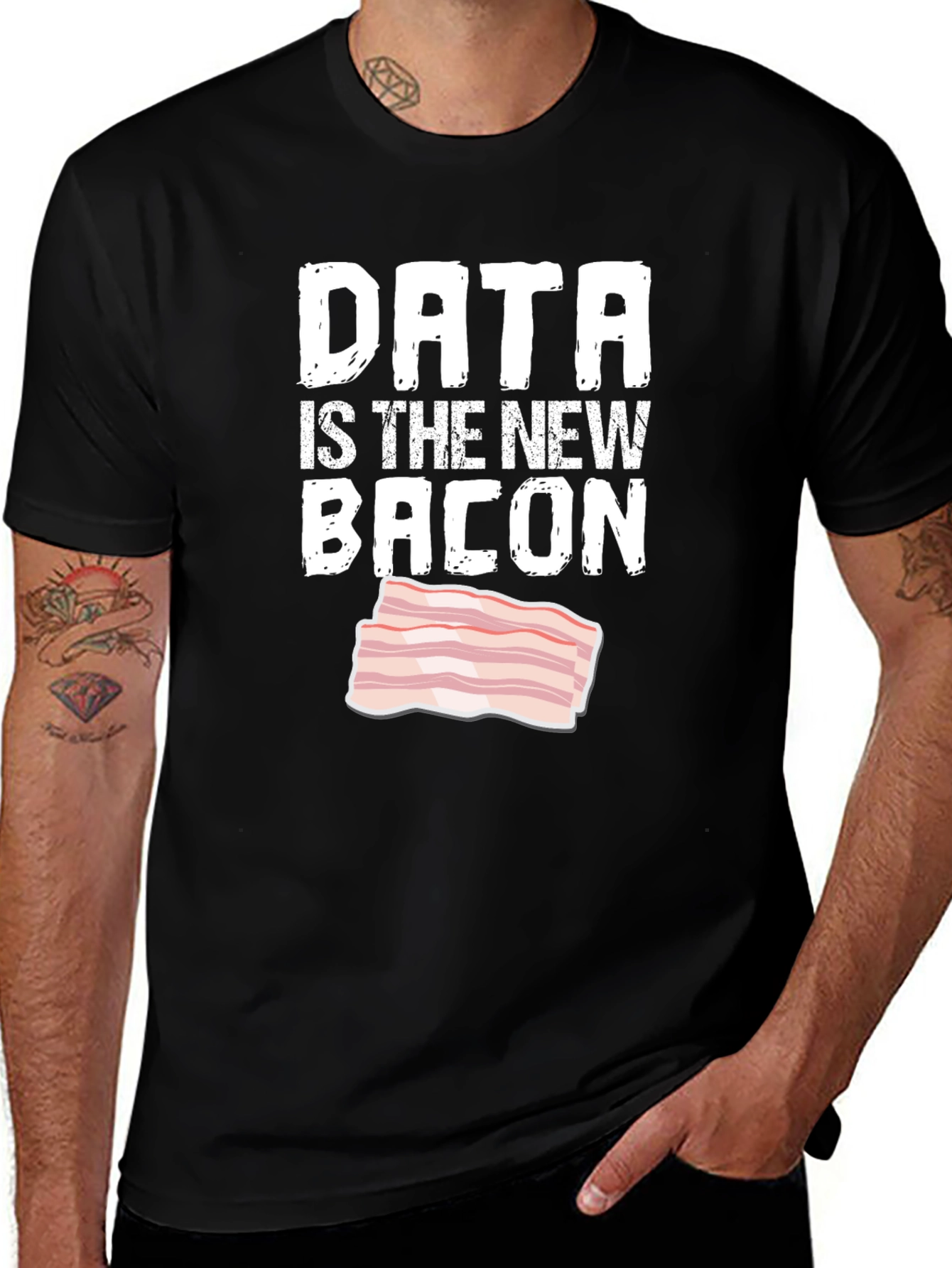 Variant 29 of Data is the New Bacon Graphic Tee
