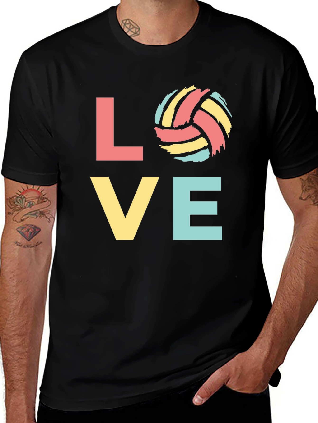 Variant 14 of Volleyball Love T-Shirt