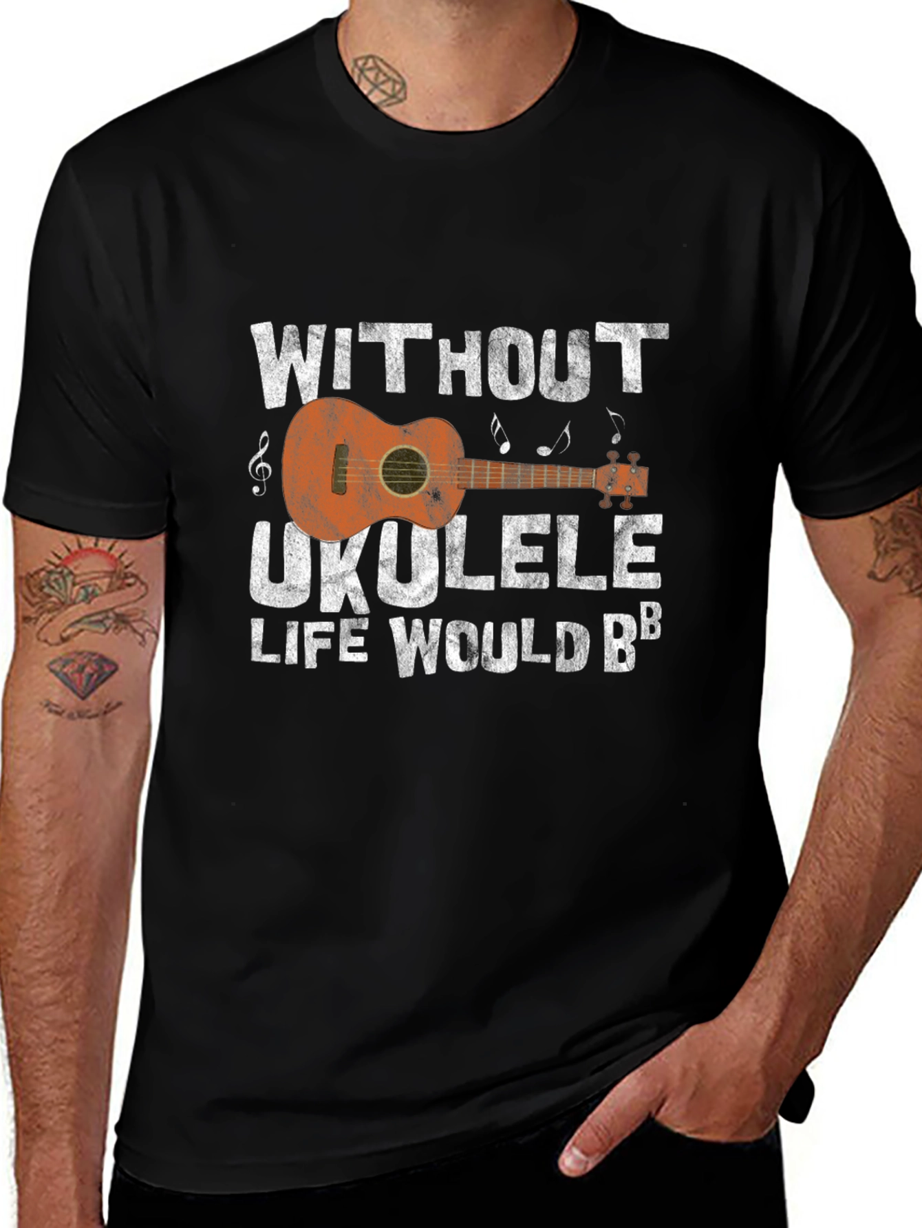 Variant 8 of Ukulele Life Funny Graphic T-Shirt