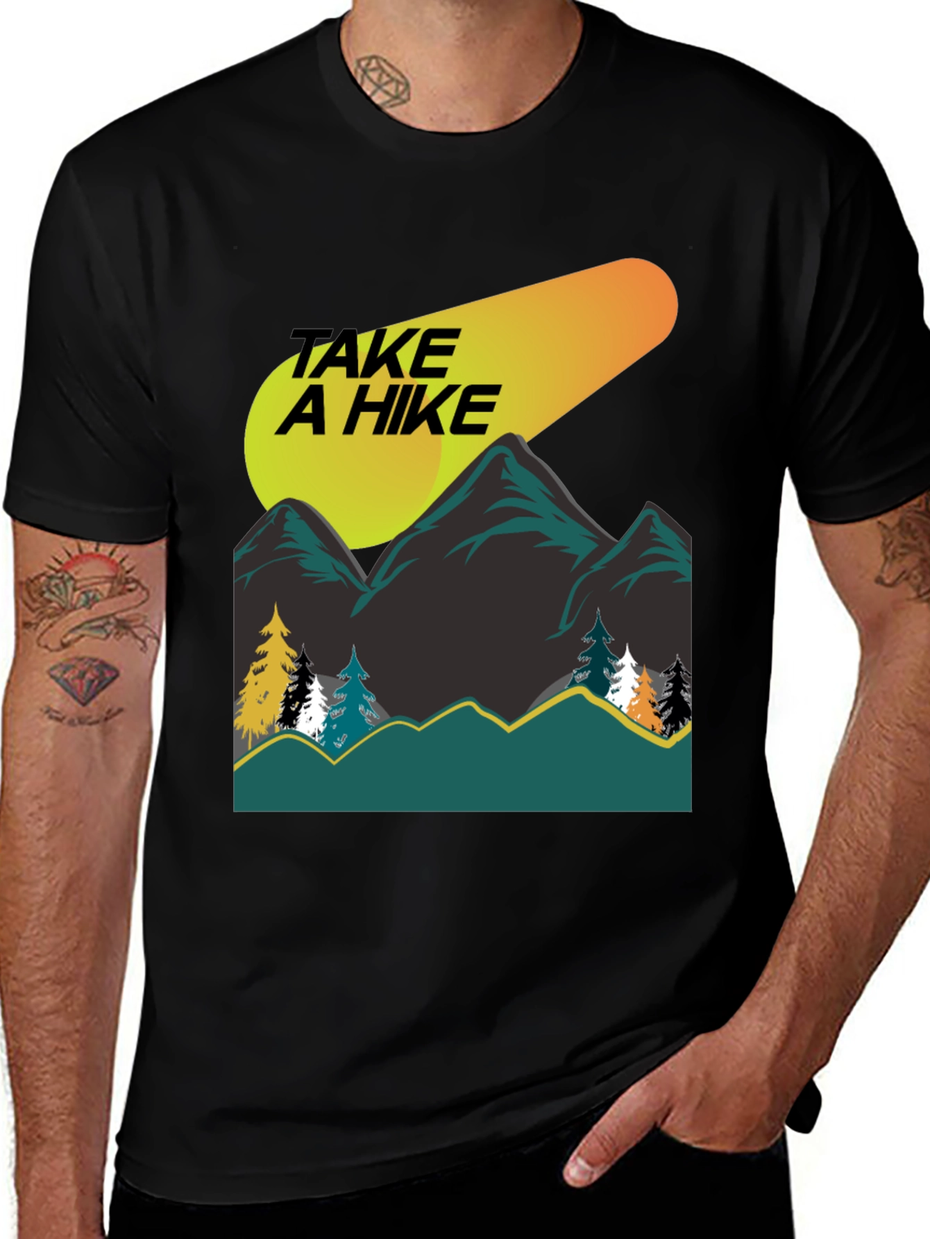 Variant 27 of Take a Hike Graphic Tee - Adventure Awaits!