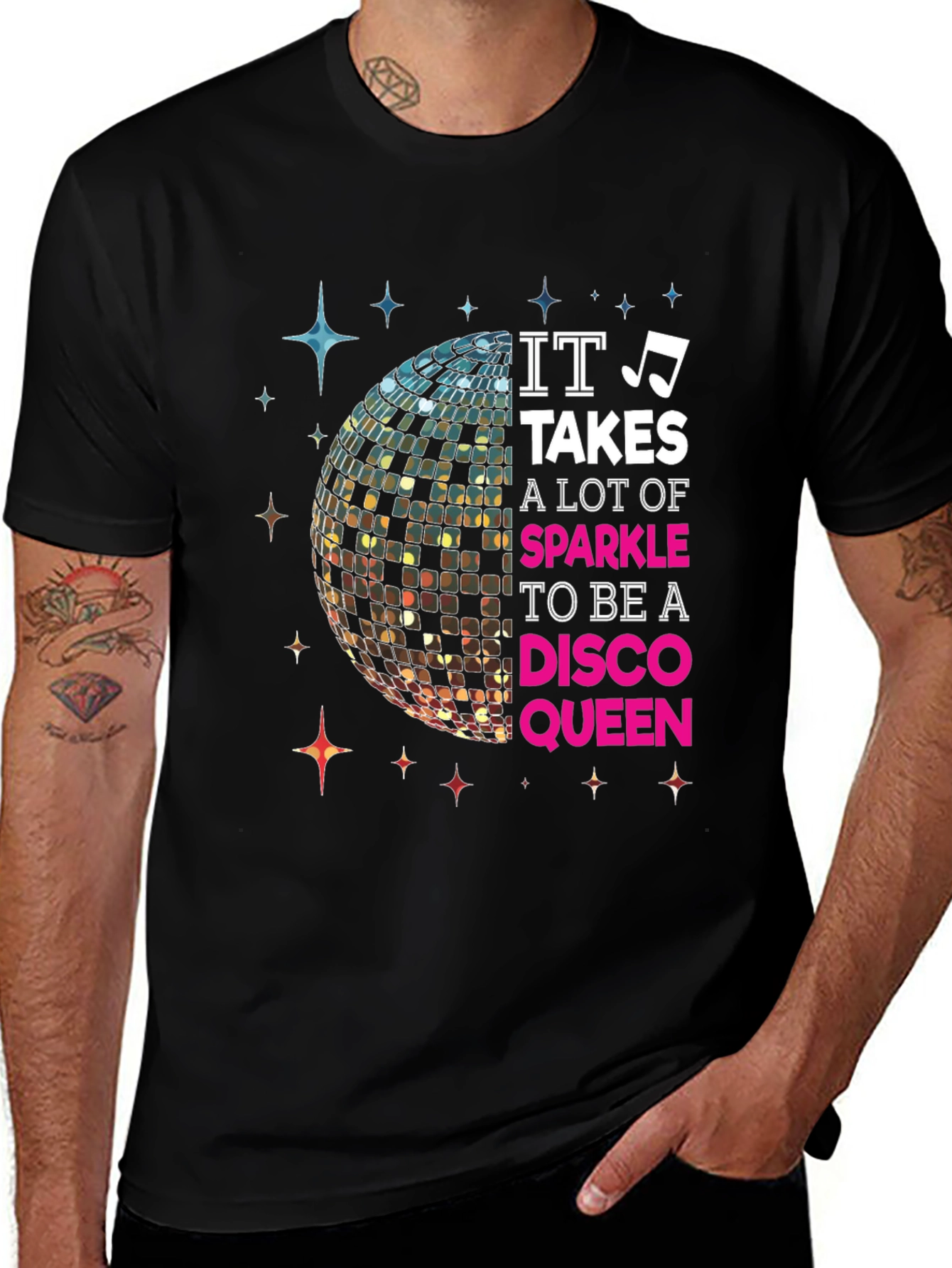 Variant 11 of Disco Queen Sparkle Tee