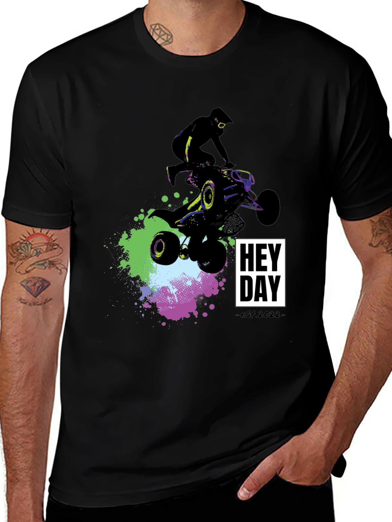 Variant 9 of Hey Day ATV Rider Graphic T-Shirt