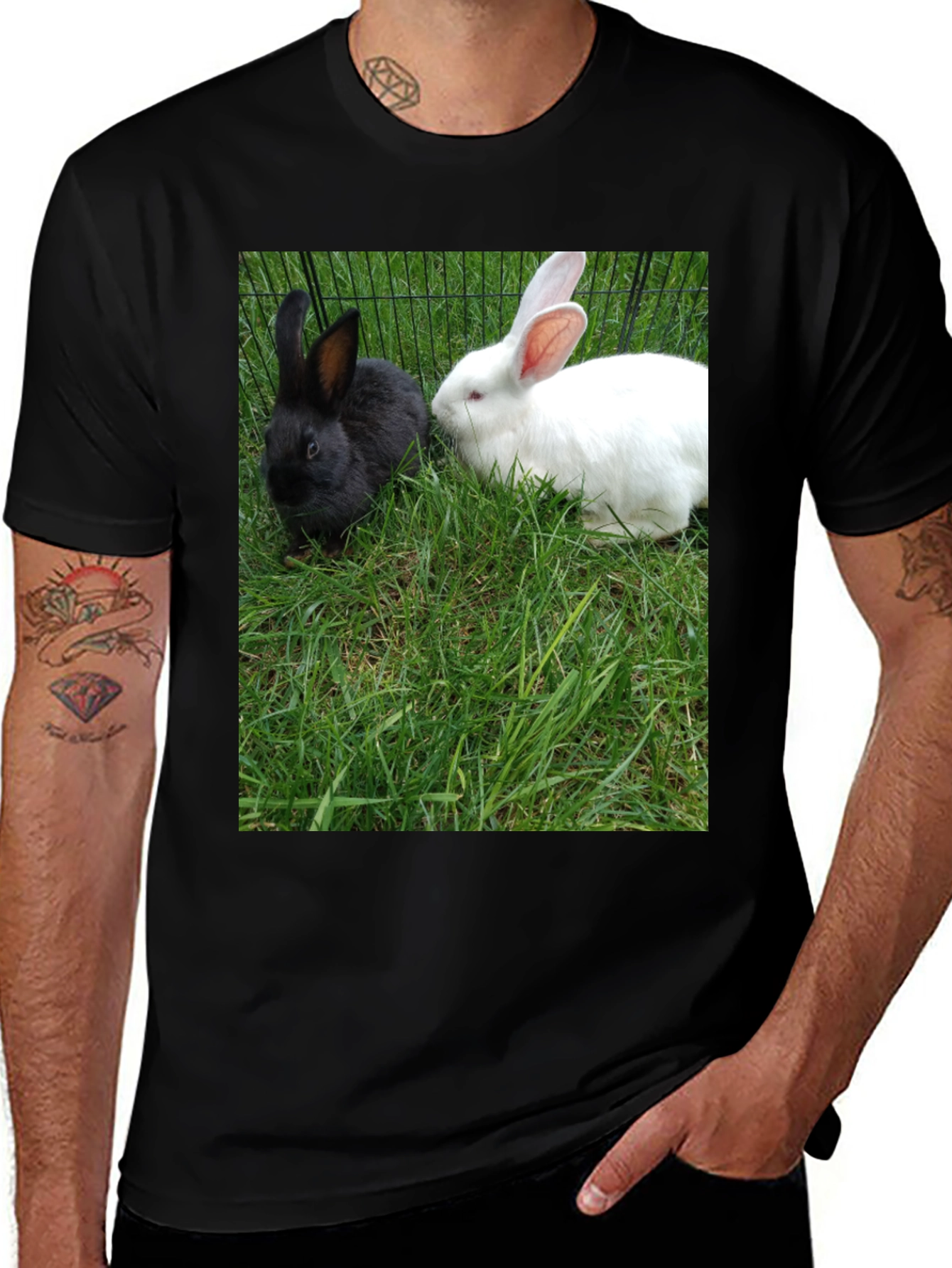 Variant 14 of Rabbit T-Shirt, Cute Animal Tee