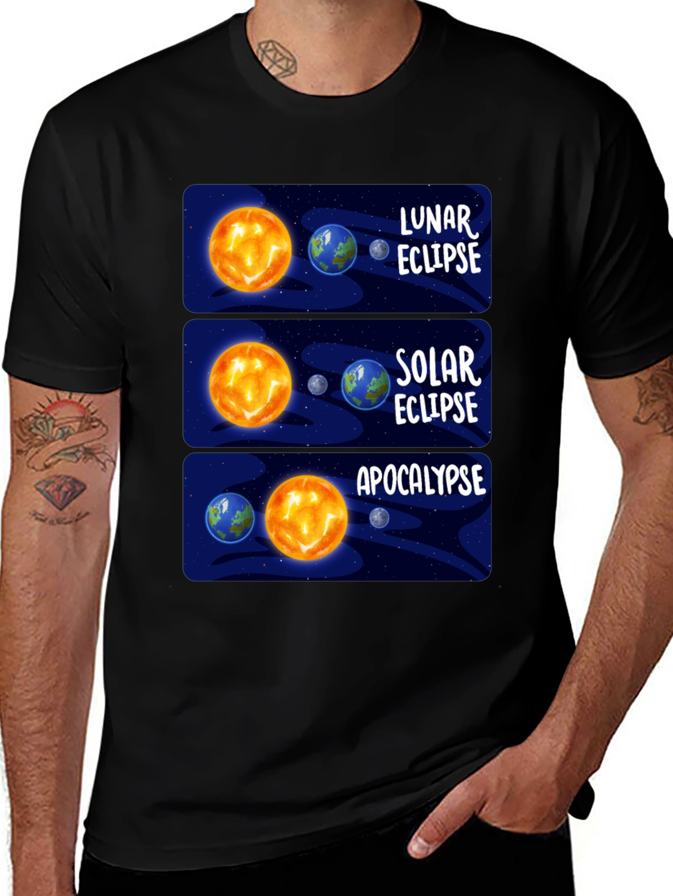 Variant 8 of Eclipse T-Shirt: Lunar, Solar, Apocalypse