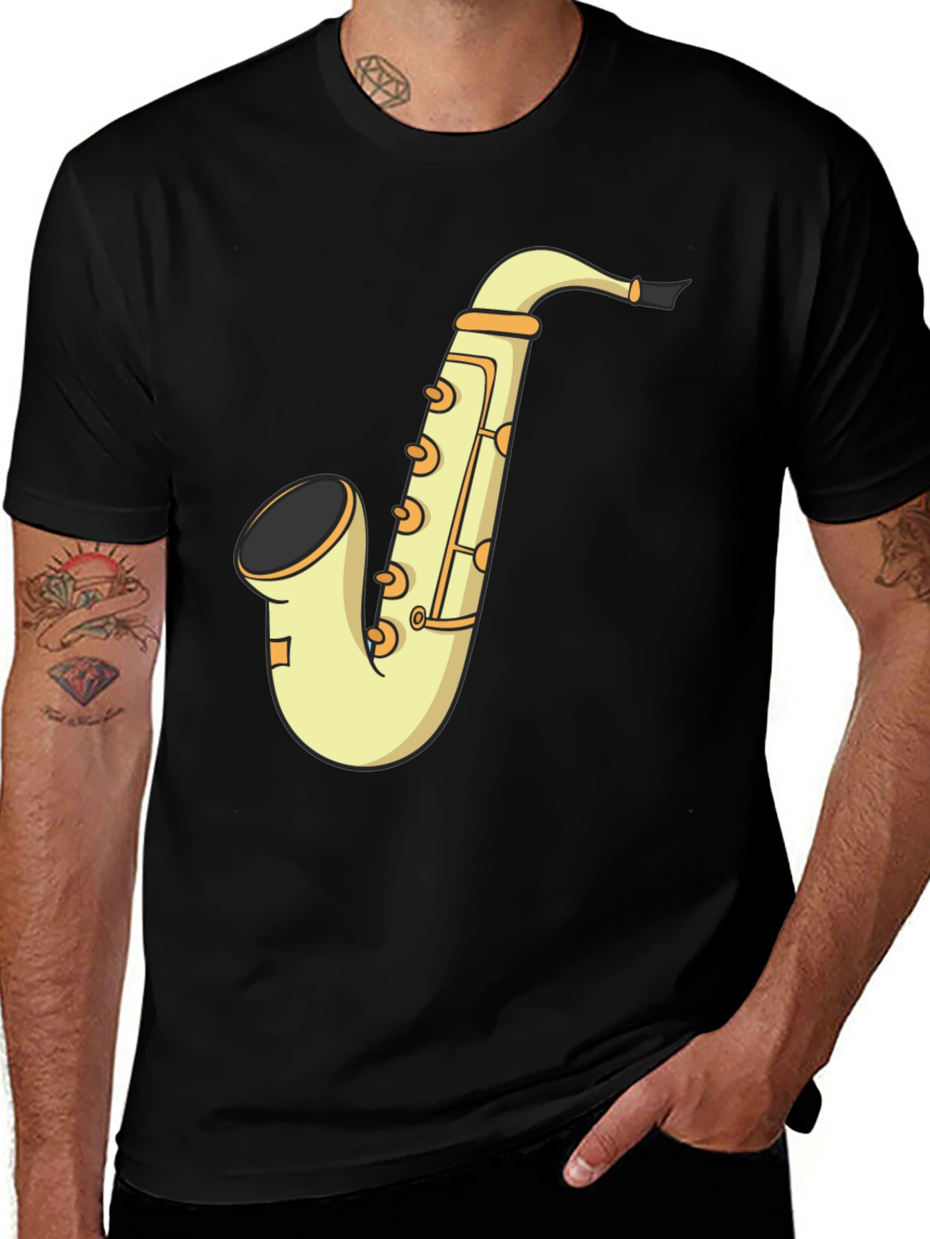 Variant 6 of Saxophone Graphic Tee - Cool Musician T-Shirt