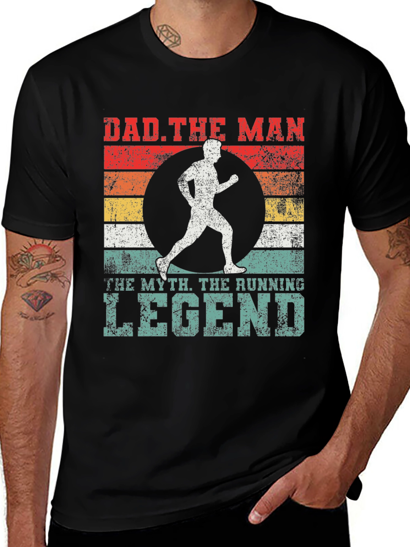 Dad Running Legend Graphic Tee