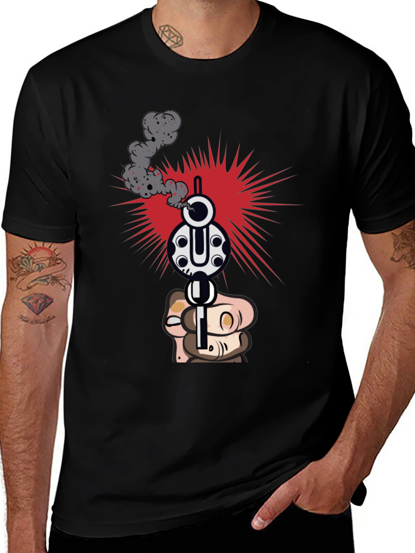 Variant 6 of Smoking Gun Graphic Tee