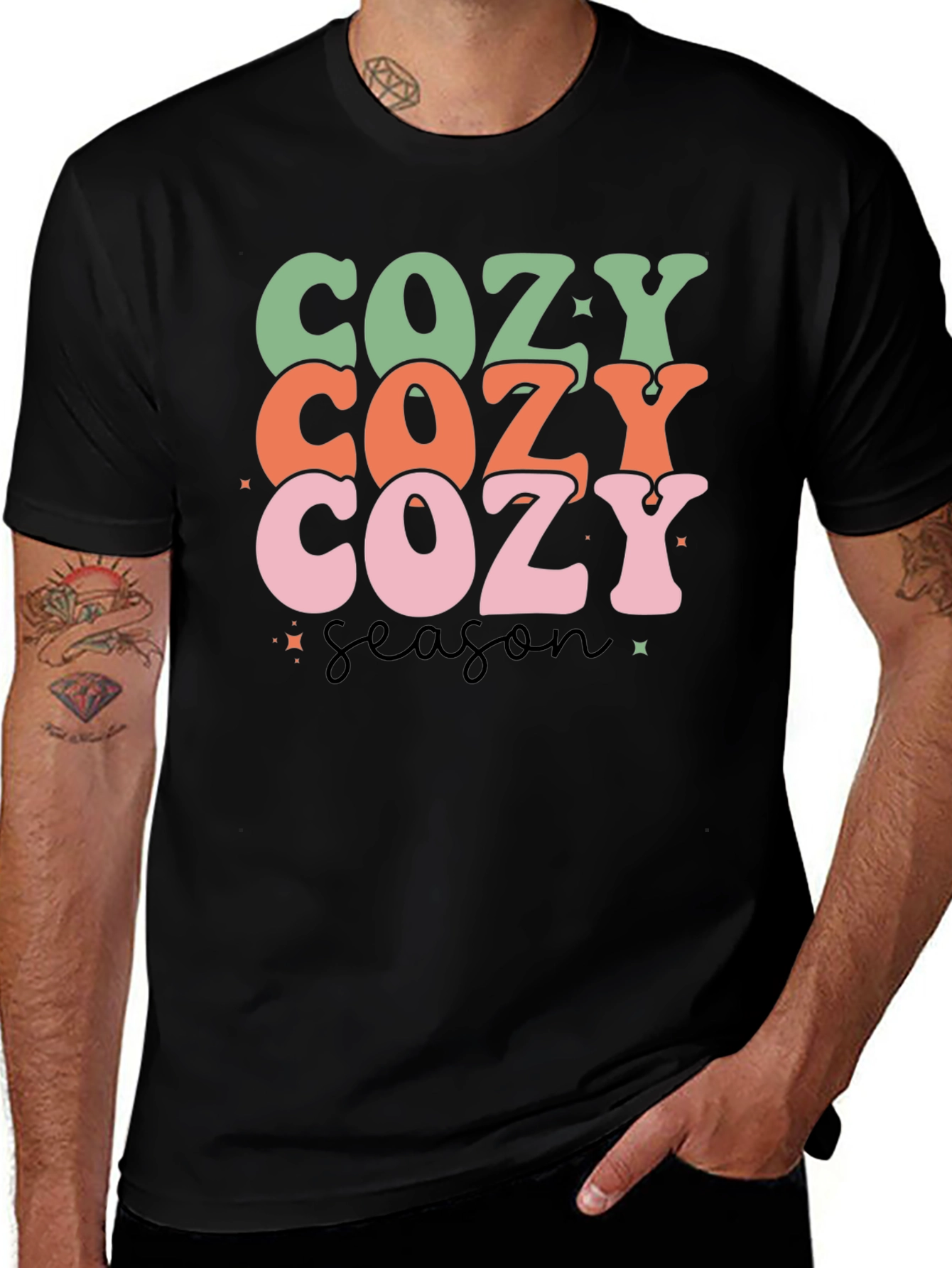 Variant 27 of Cozy Season Retro Graphic Tee - Soft & Stylish