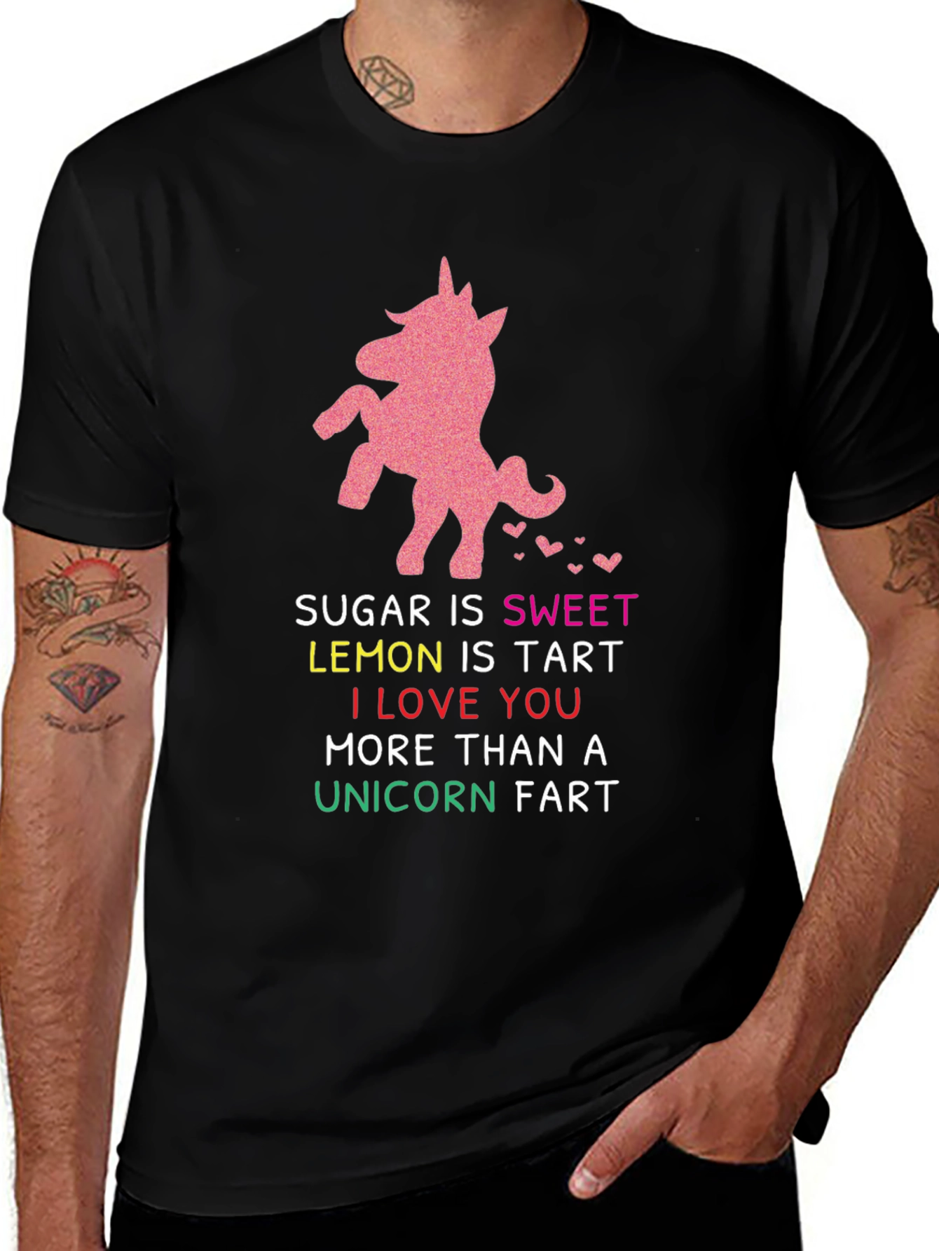 Variant 22 of Unicorn Fart Graphic Novelty T-Shirt