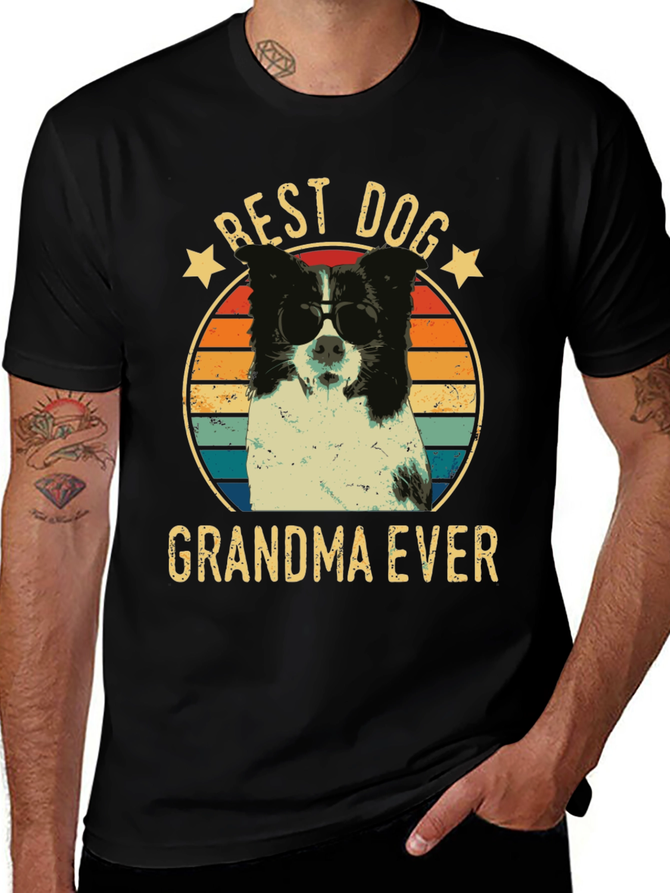 Variant 25 of Best Dog Grandma Ever Graphic T-Shirt