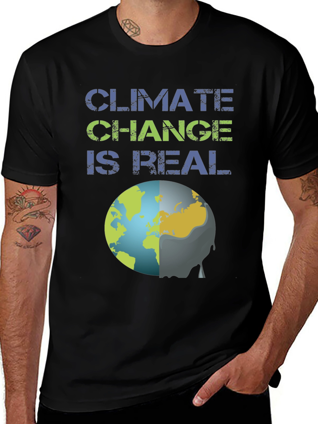 Variant 18 of Climate Change is Real Graphic Tee