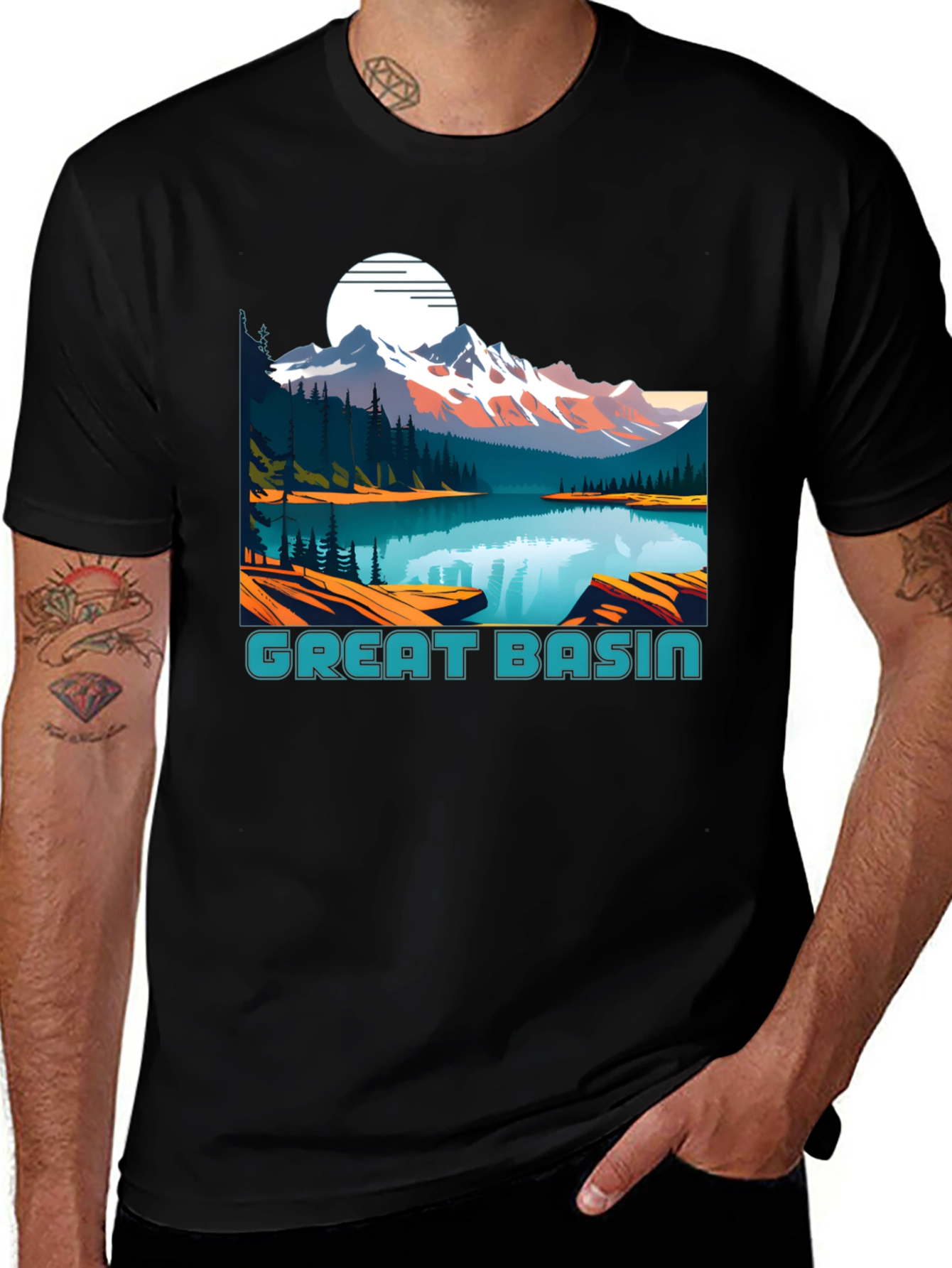 Variant 17 of Great Basin Landscape T-Shirt