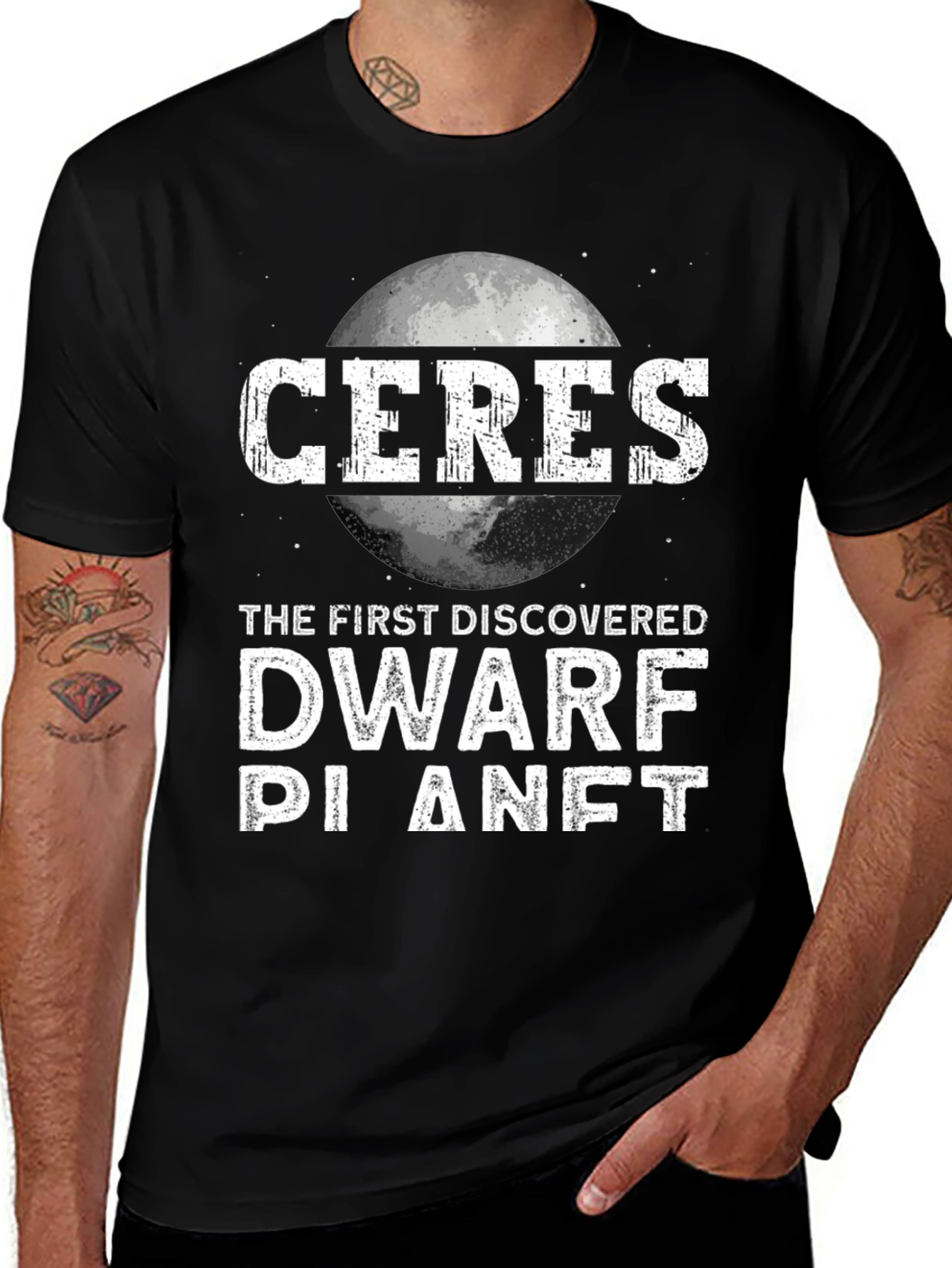 Ceres Dwarf Planet T-Shirt - Space Exploration Tee