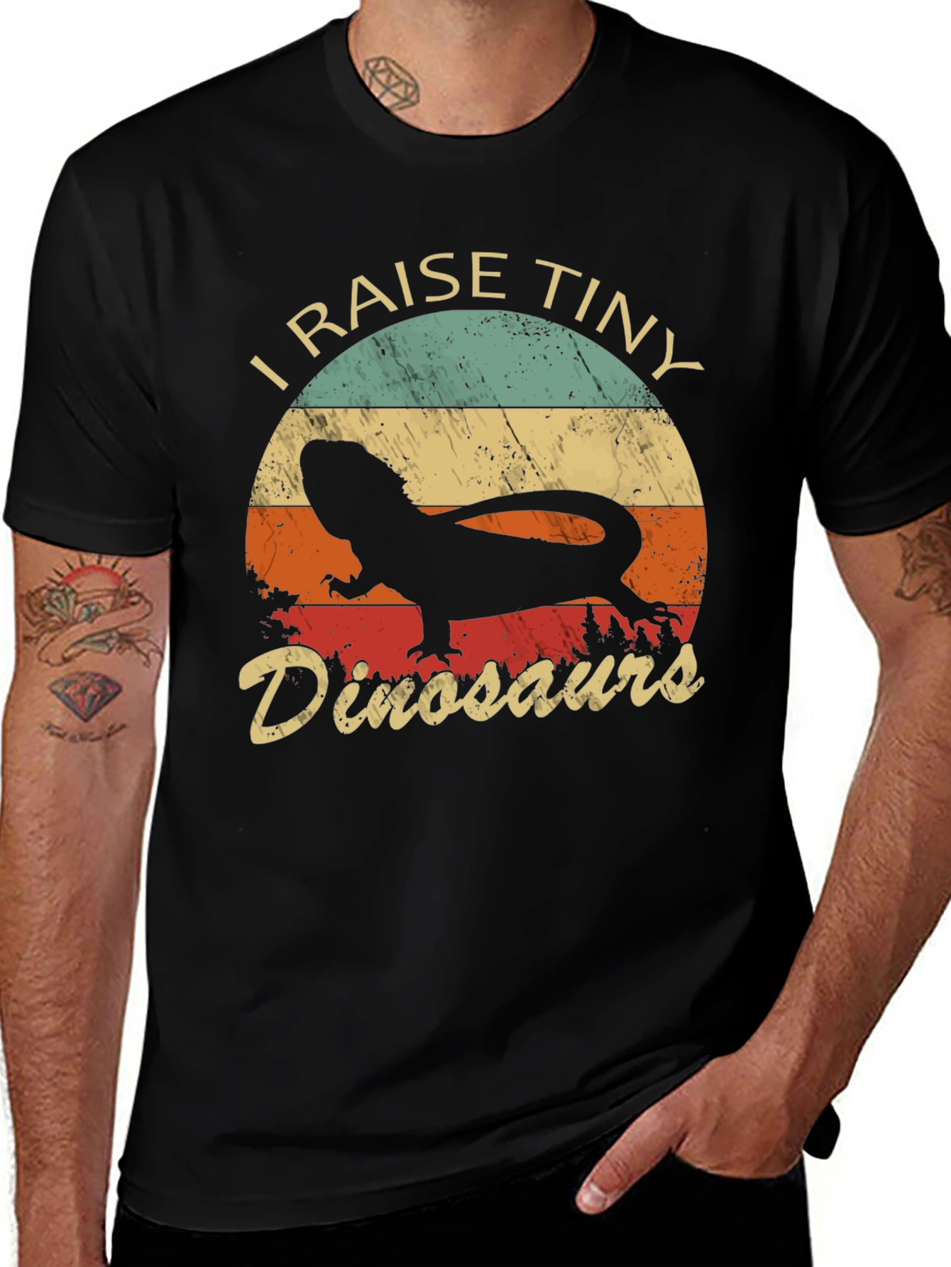 Variant 10 of I Raise Tiny Dinosaurs Bearded Dragon T-Shirt