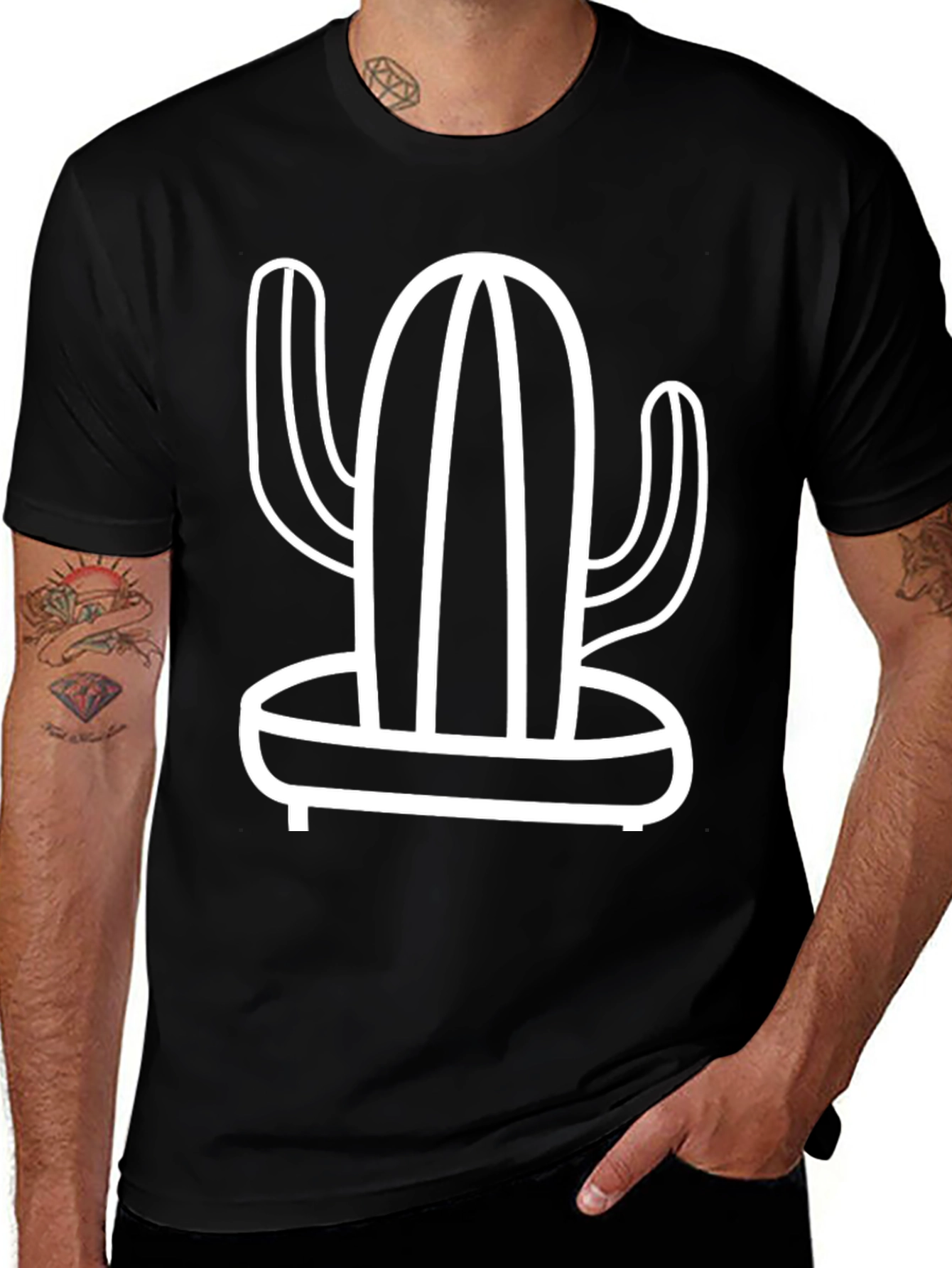 Variant 13 of Cactus Graphic Tee - Desert Plant T-Shirt