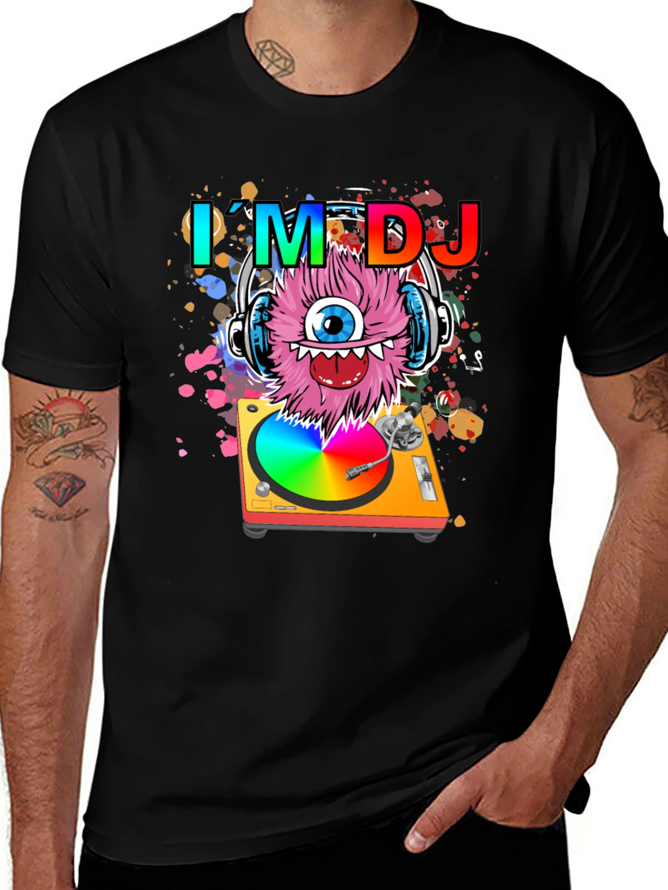 Variant 5 of I'm DJ Monster Graphic T-Shirt