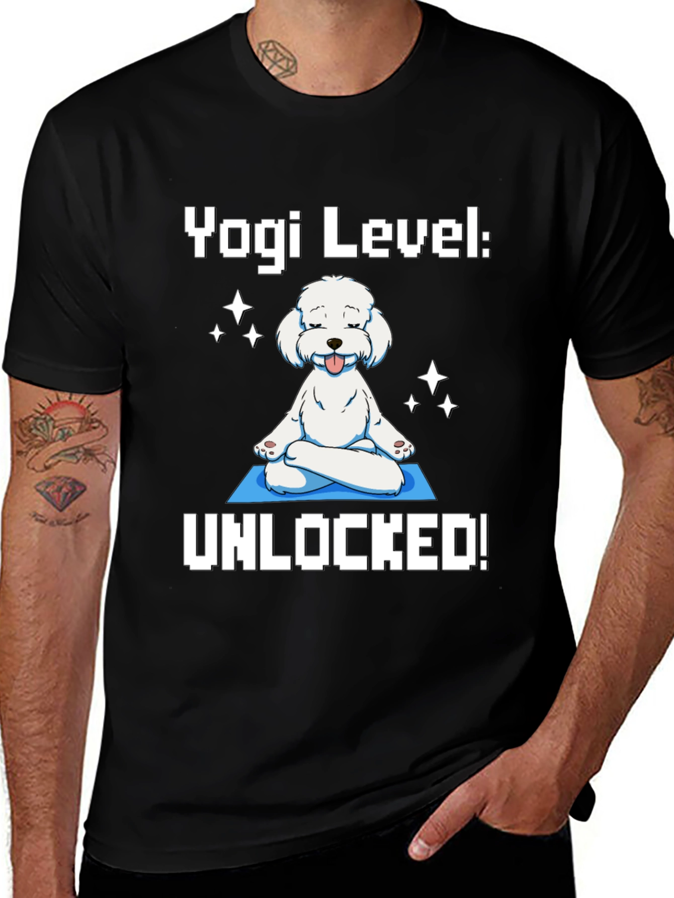 Variant 24 of Yogi Dog T-Shirt - Level Unlocked!