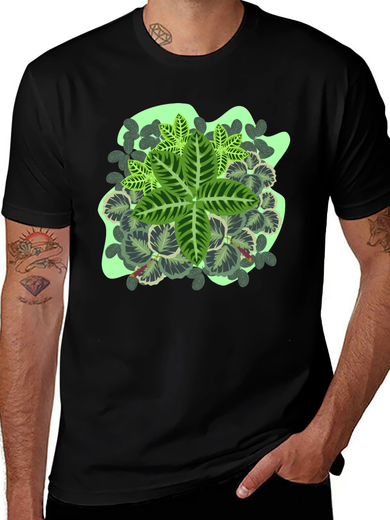 Variant 14 of Botanical Graphic Tee - Stylish Plant Lover's Shirt