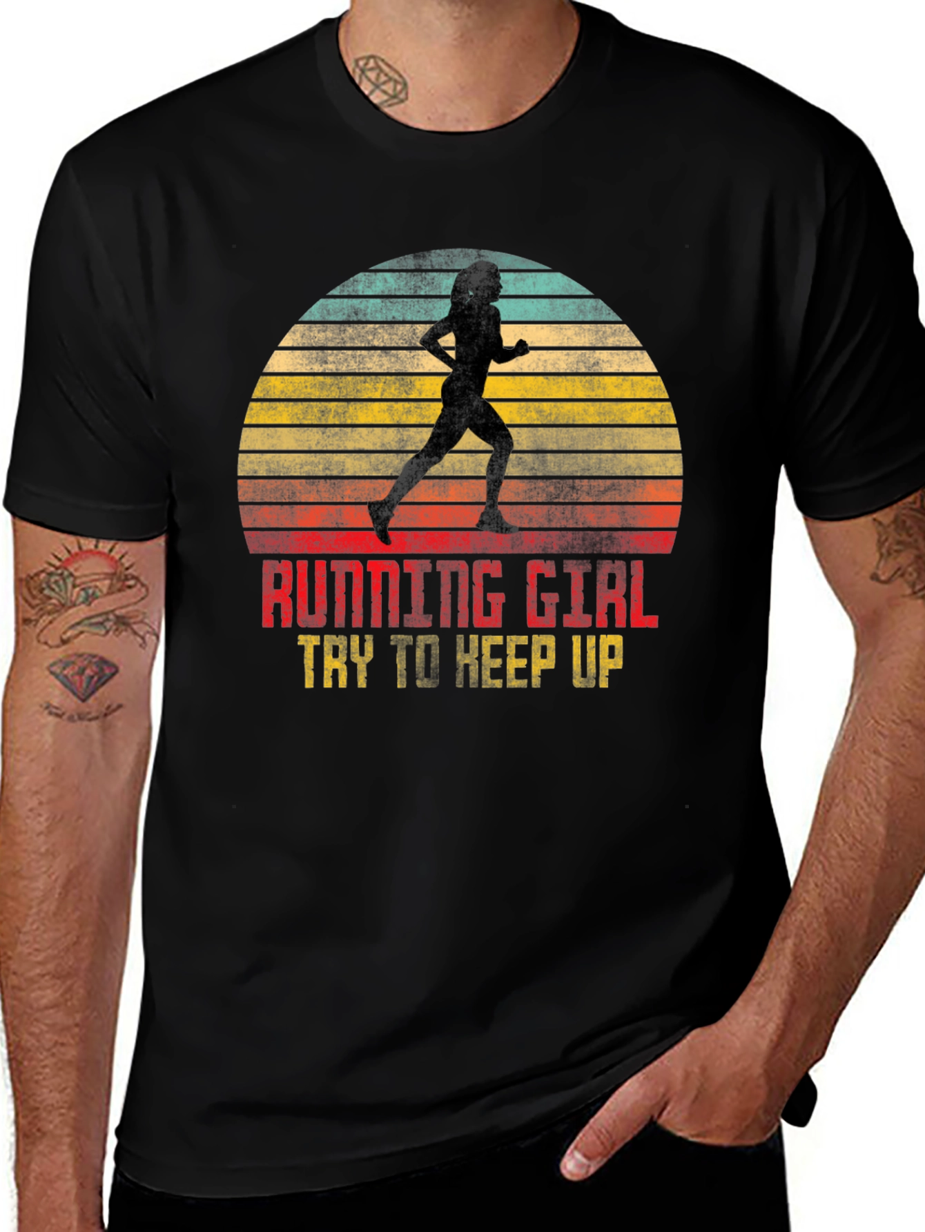 Variant 15 of Running Girl Retro Tee
