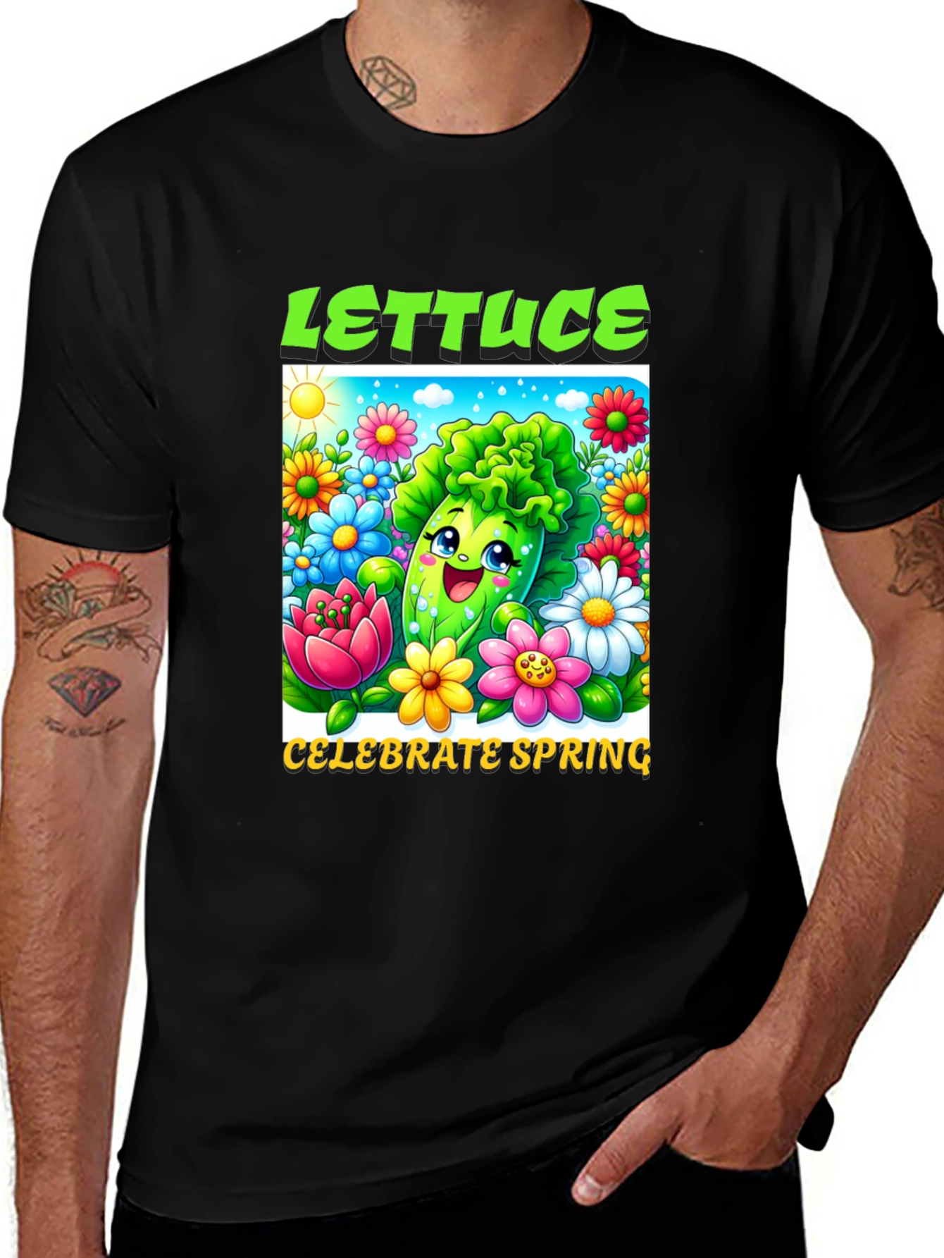 Variant 11 of Lettuce Celebrate Spring Graphic Tee