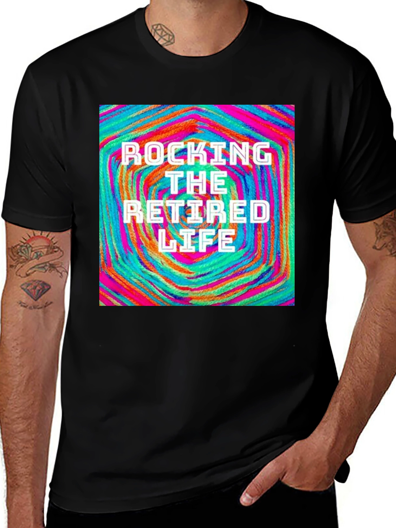 Variant 8 of Rocking the Retired Life Graphic Tee