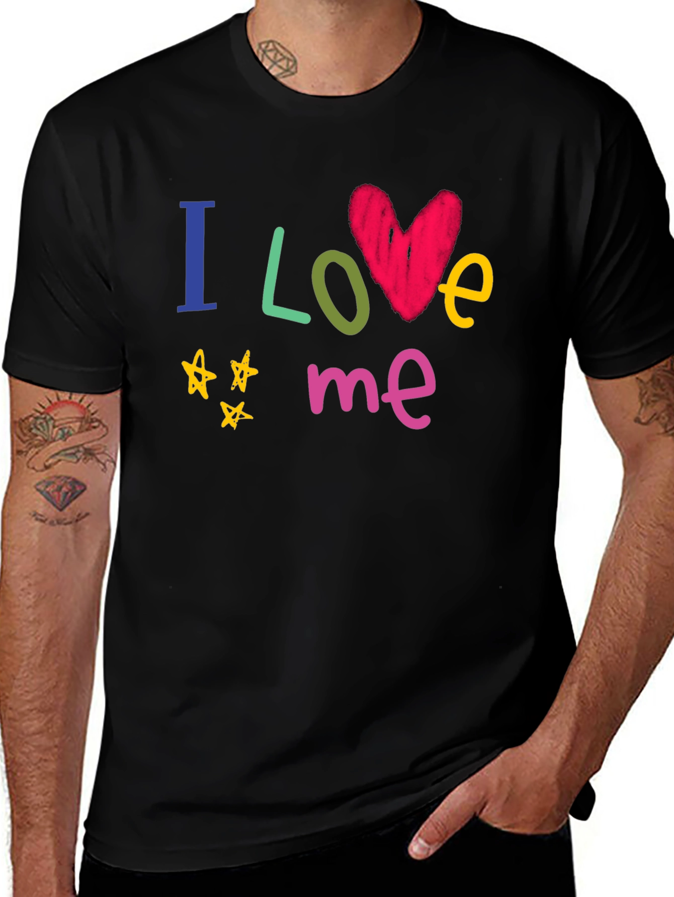 Variant 12 of I Love Me Graphic Print T-Shirt