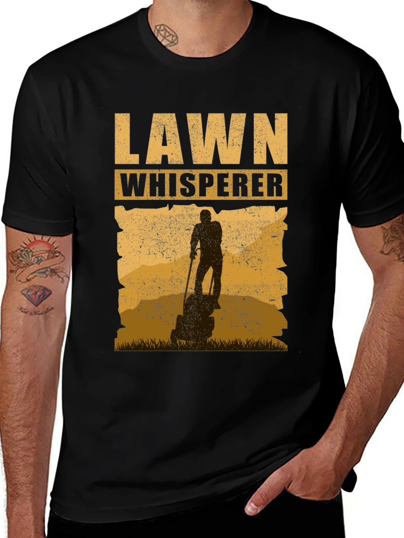 Variant 12 of Lawn Whisperer Graphic Tee - Gardener Gift