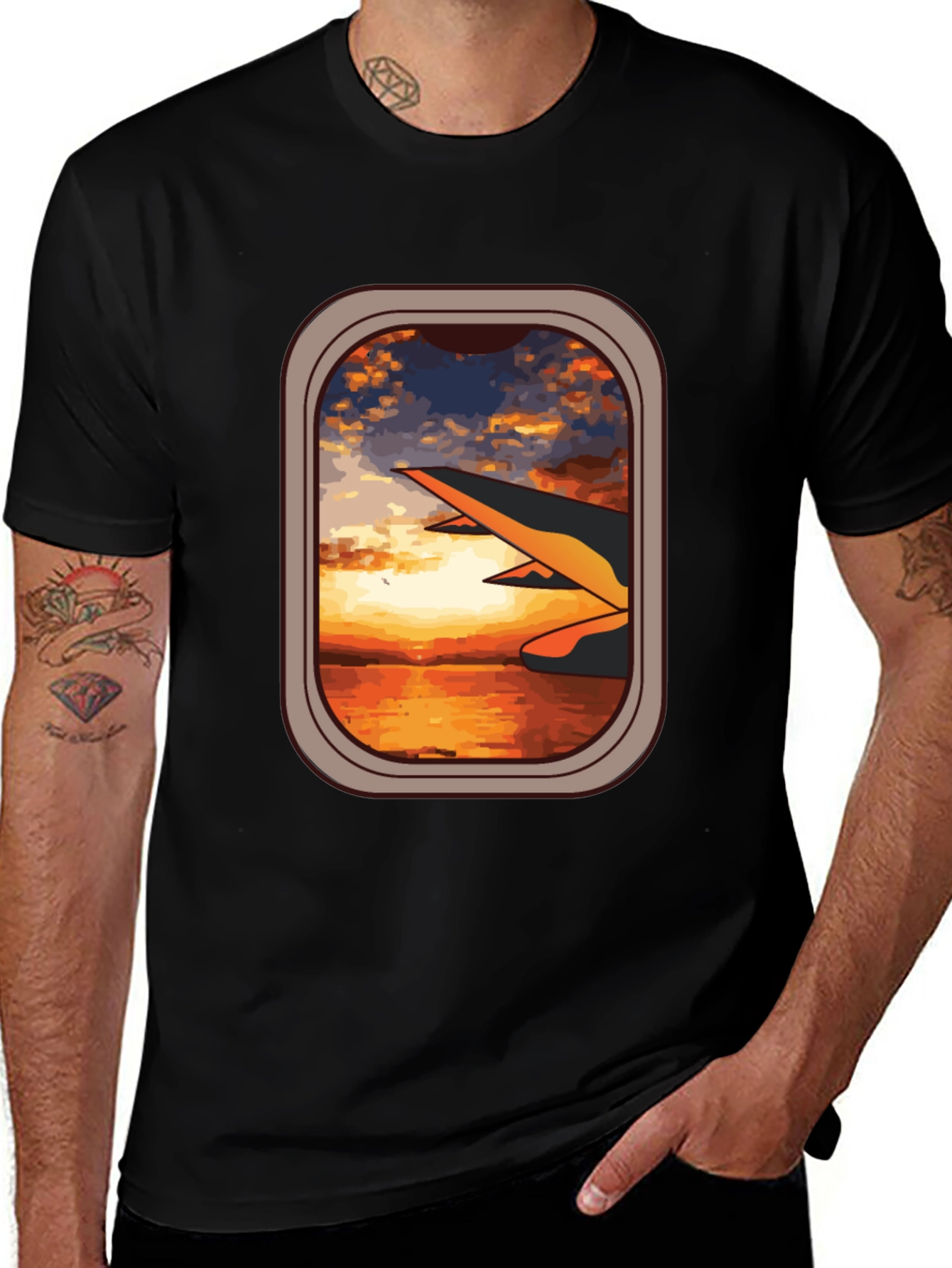 Variant 13 of Sunset Flight T-Shirt