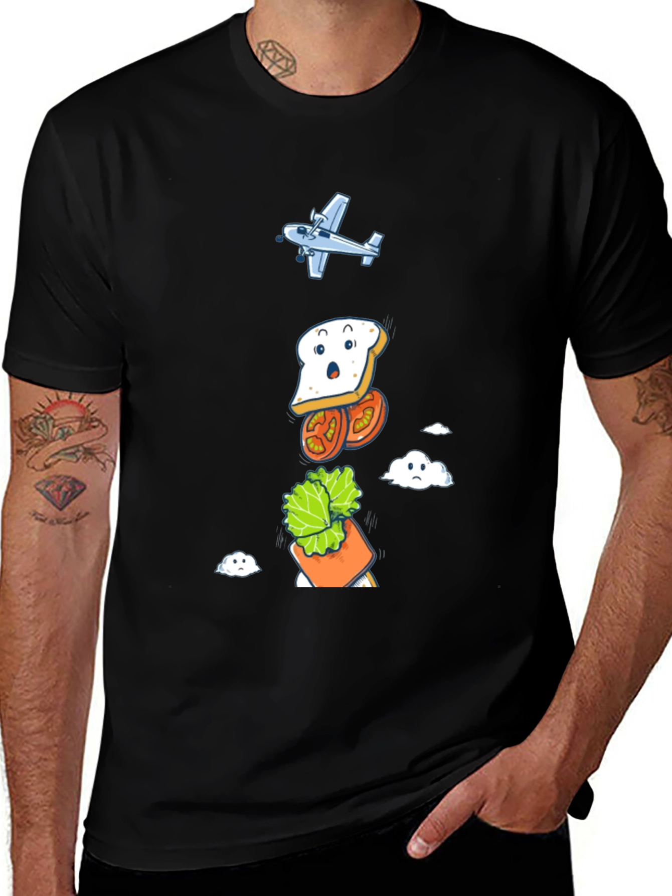 Variant 20 of Sandwich Sky Black T-Shirt