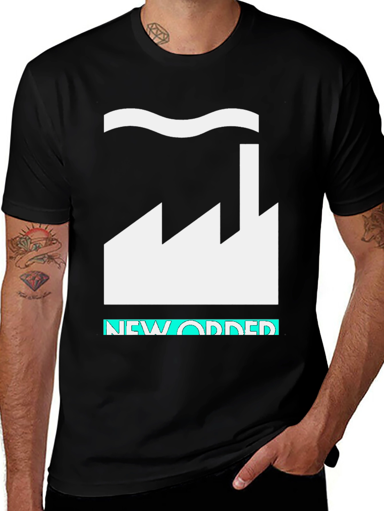 New Order Factory Black T-Shirt