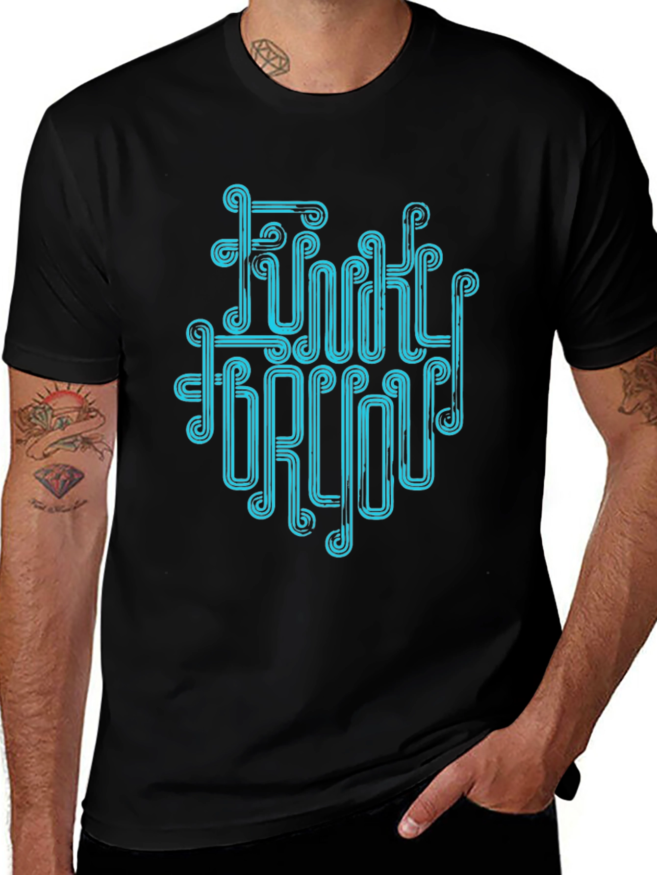 Variant 11 of Funky Groovy Retro Style T-Shirt