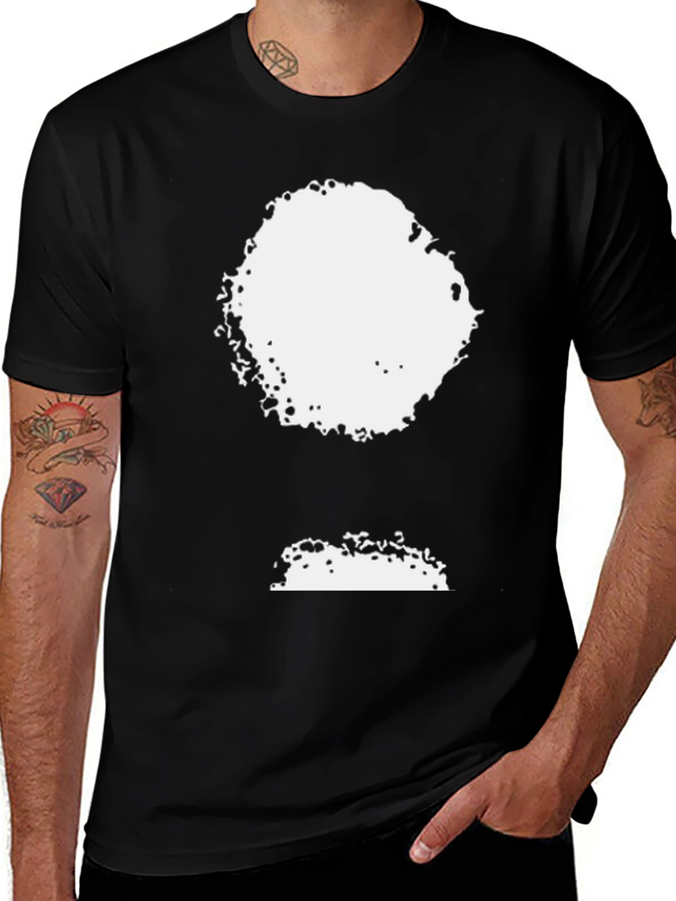 Variant 23 of Abstract Graphic Black T-Shirt