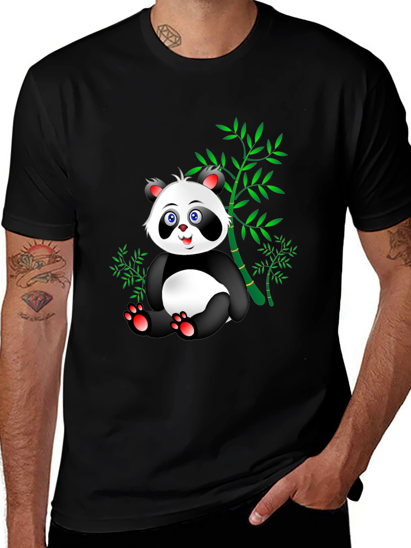 Variant 29 of Cute Panda Graphic Tee