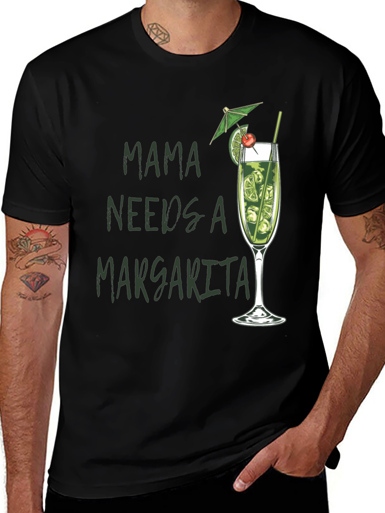Variant 13 of Mama Needs a Margarita T-Shirt