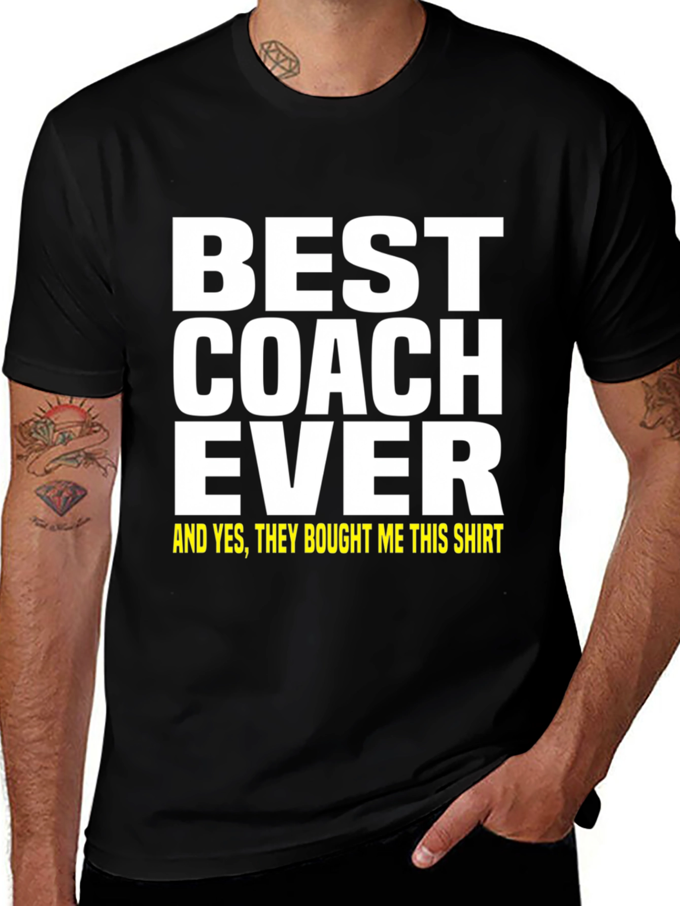 Variant 9 of Best Coach Ever T-Shirt - Gift Idea