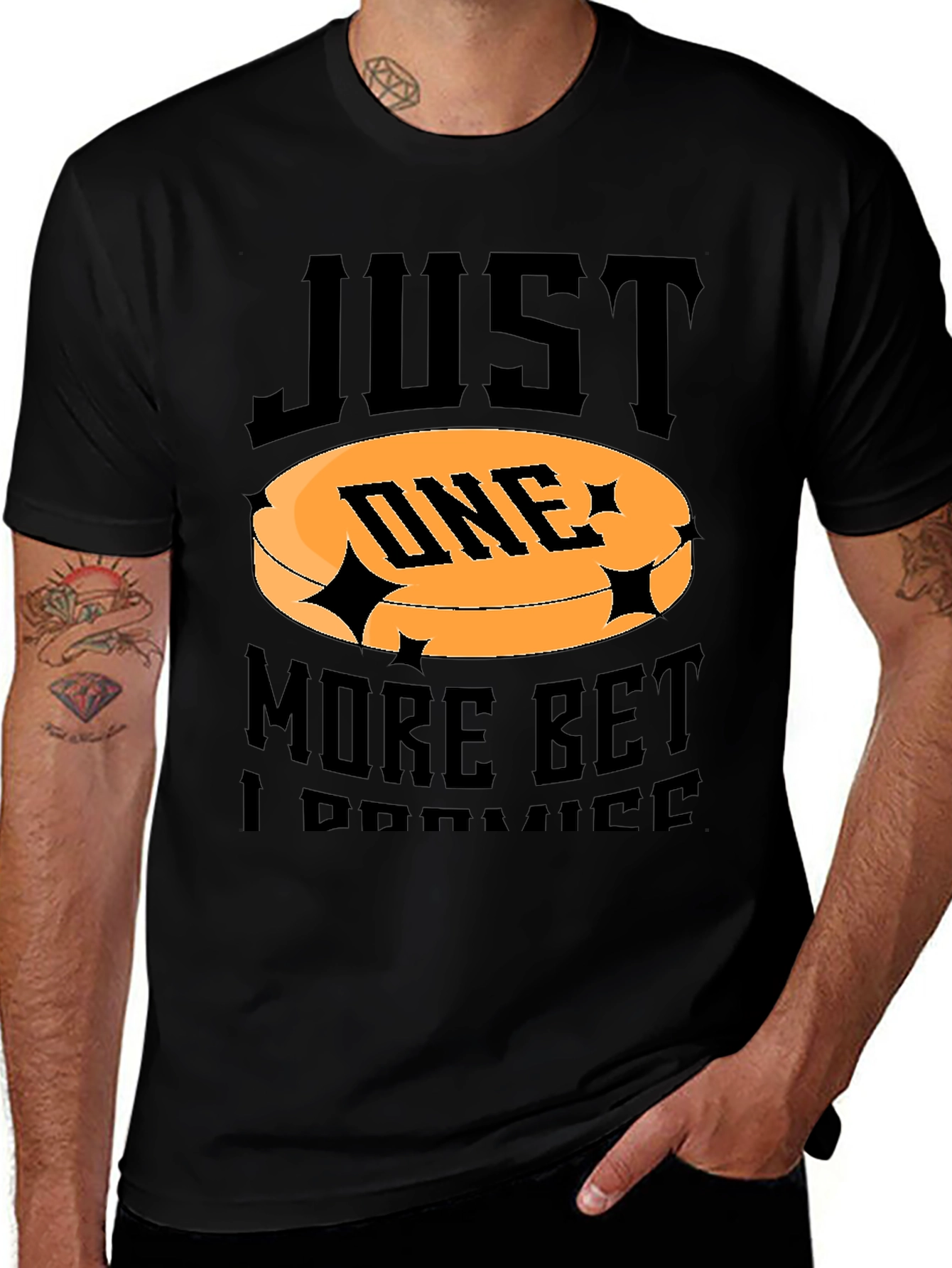 Variant 2 of Just One More Bet T-Shirt Gambling